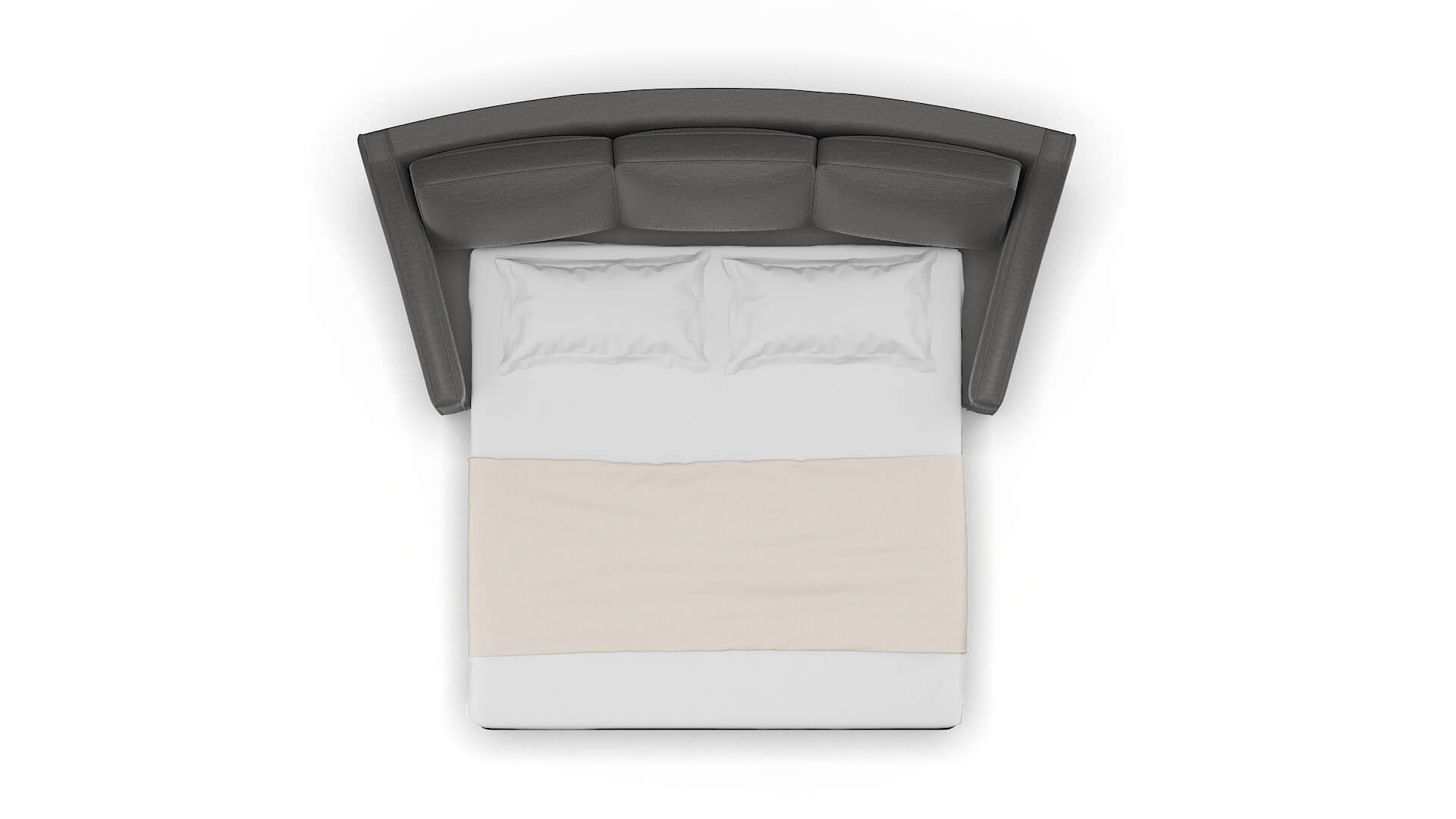 Sanda Oscar Grey Sofa Sleeper Espresso legs 3