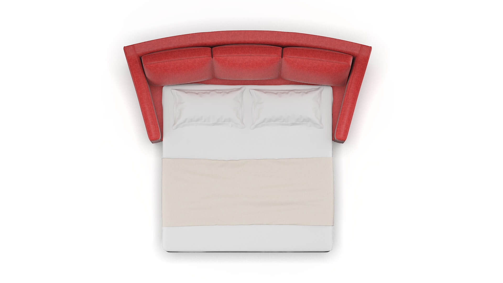 Sanda Portland Berry Sofa Sleeper Espresso legs 3