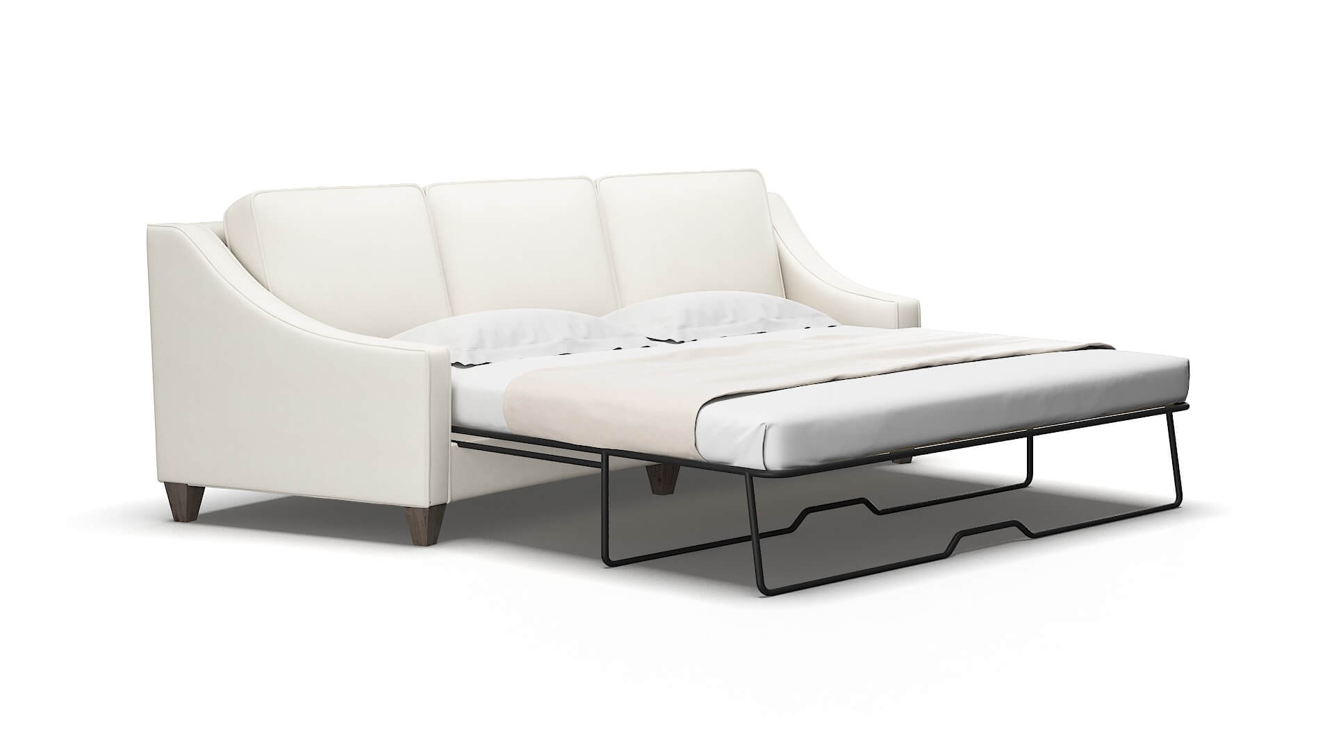 Sanda R_prize cream Sofa sleeper Espresso Legs  2