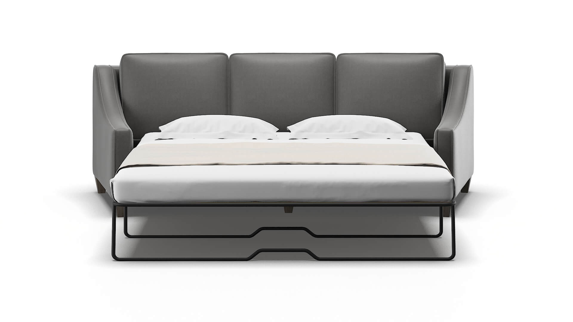 Sanda Rocket Charcoal Sofa Sleeper Espresso legs 1