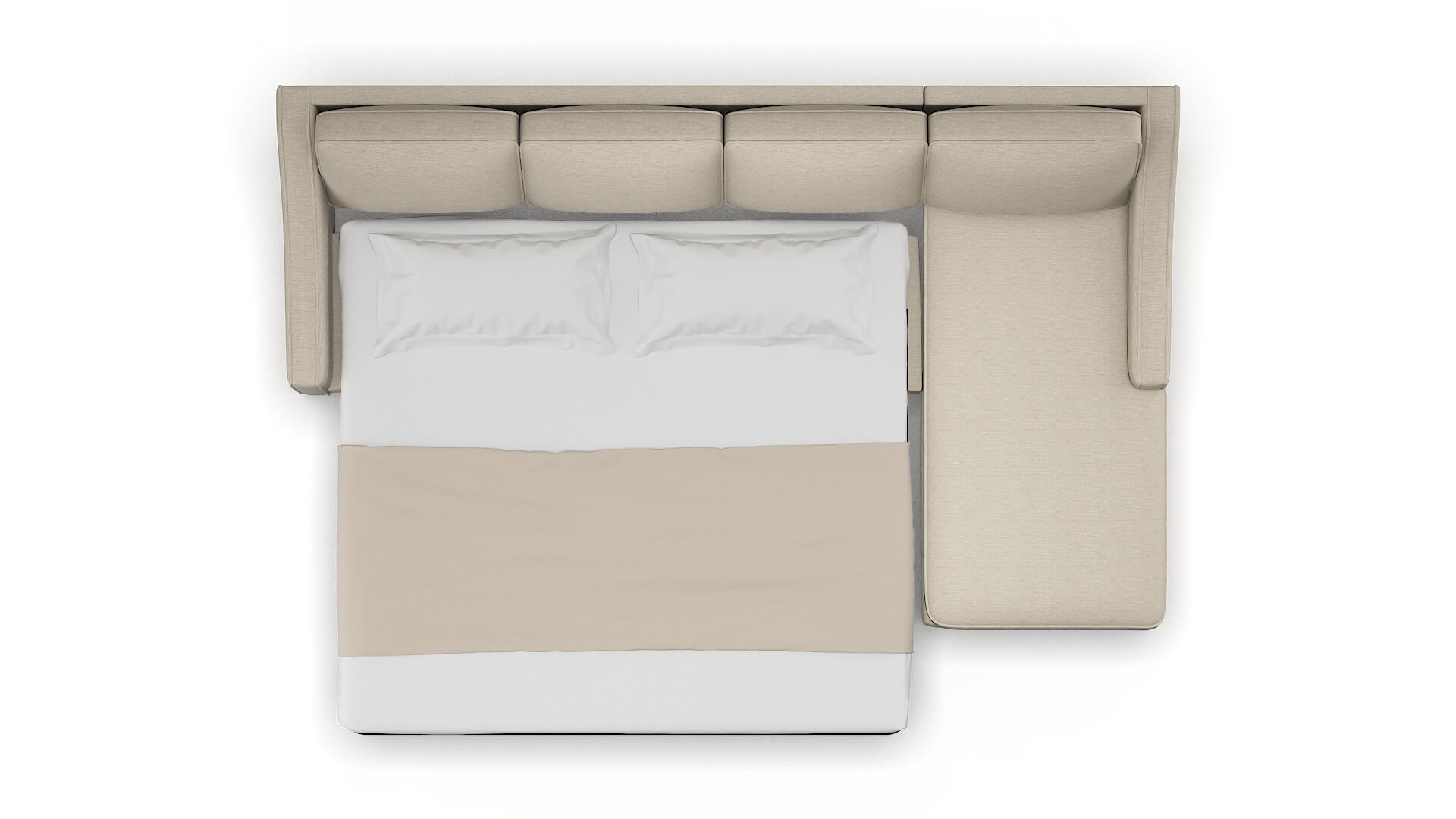 Sanda Rocket Dove Panel Sleeper Espresso legs 3