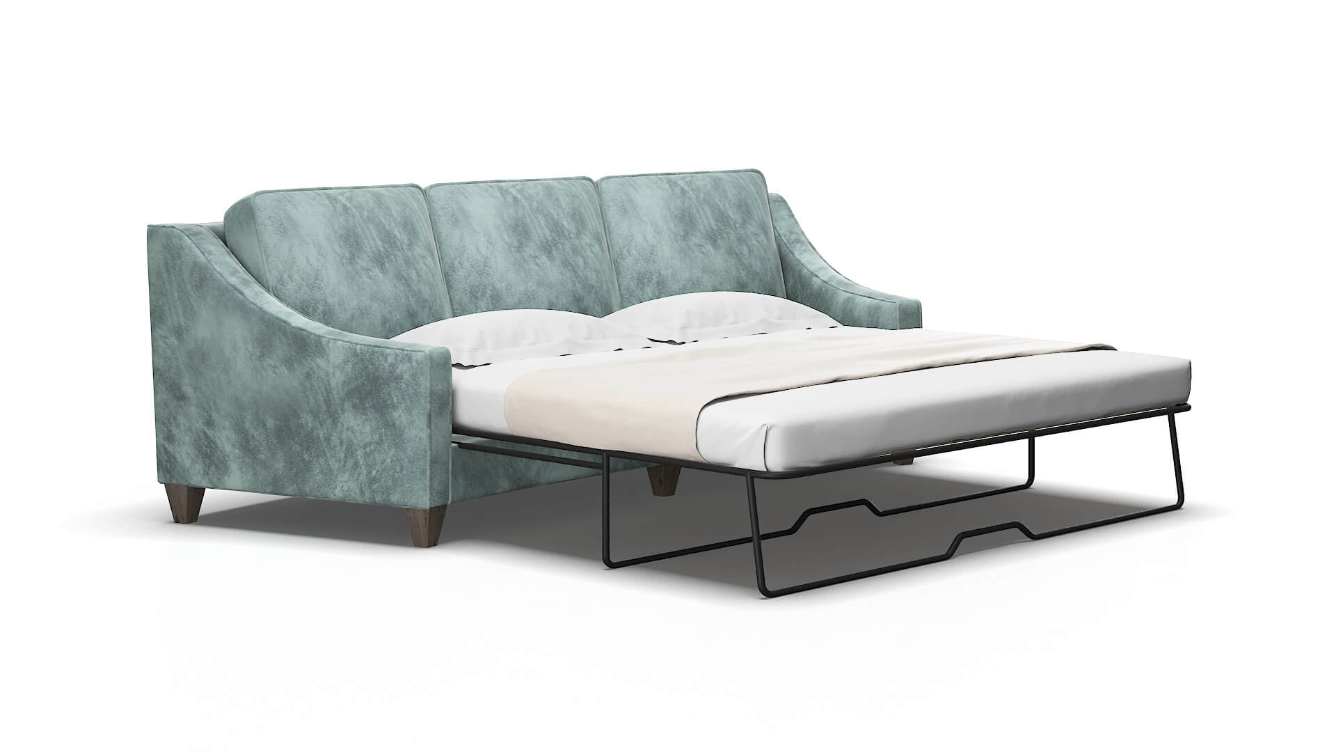 Sanda Royale Cloud Sofa Sleeper Espresso legs 2