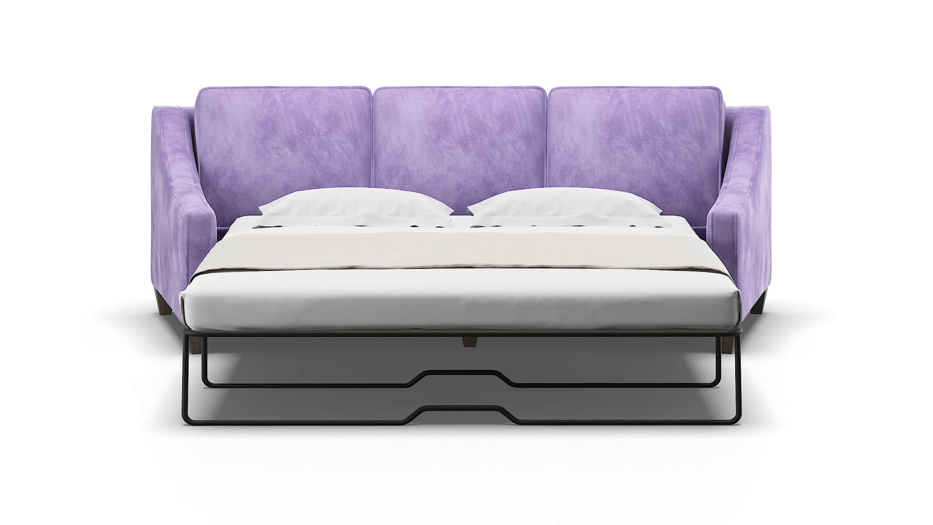 Sanda Royale Lavender Sofa Sleeper Espresso legs 1