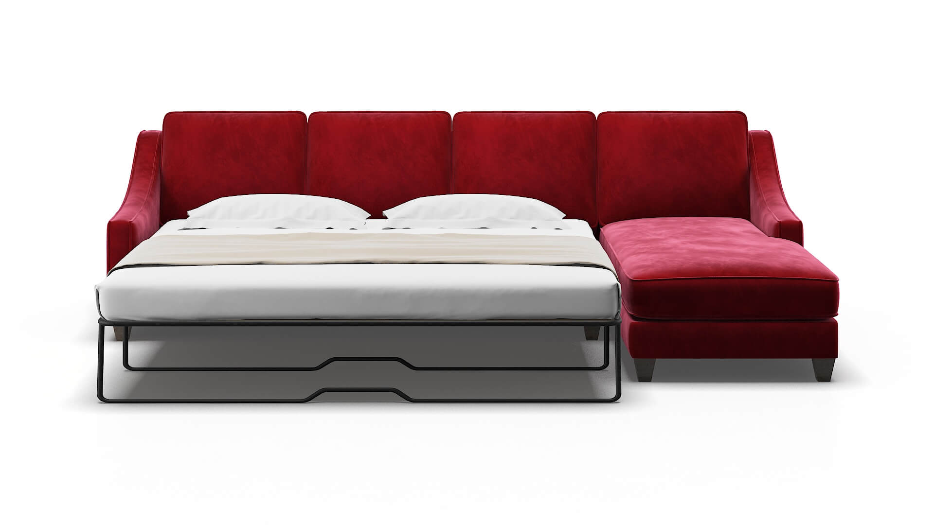 Sanda Royale Ruby Panel Sleeper Espresso legs 1