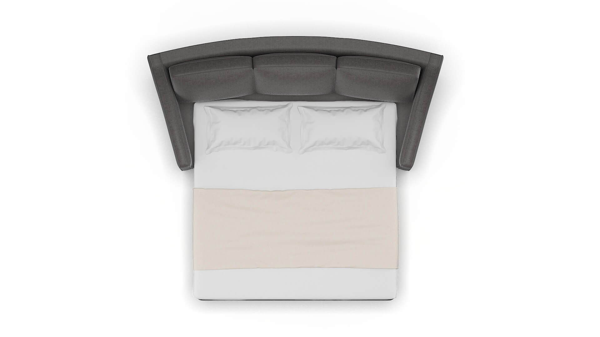 Sanda Sasha Grey Sofa Sleeper Espresso legs 3