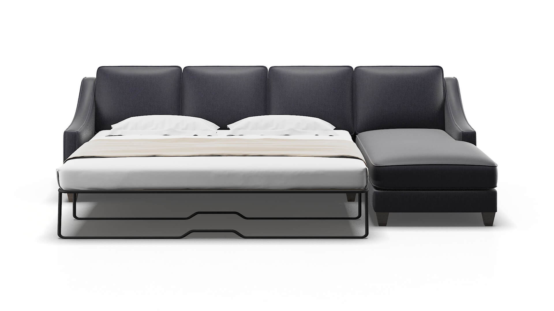 Sanda Sasha navy Panel sleeper Espresso Legs  2