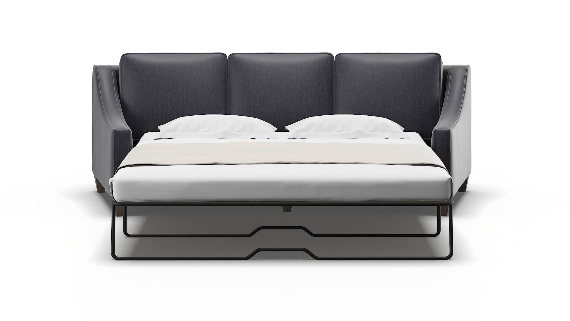 Sanda Sasha Navy Sofa Sleeper Espresso legs 1