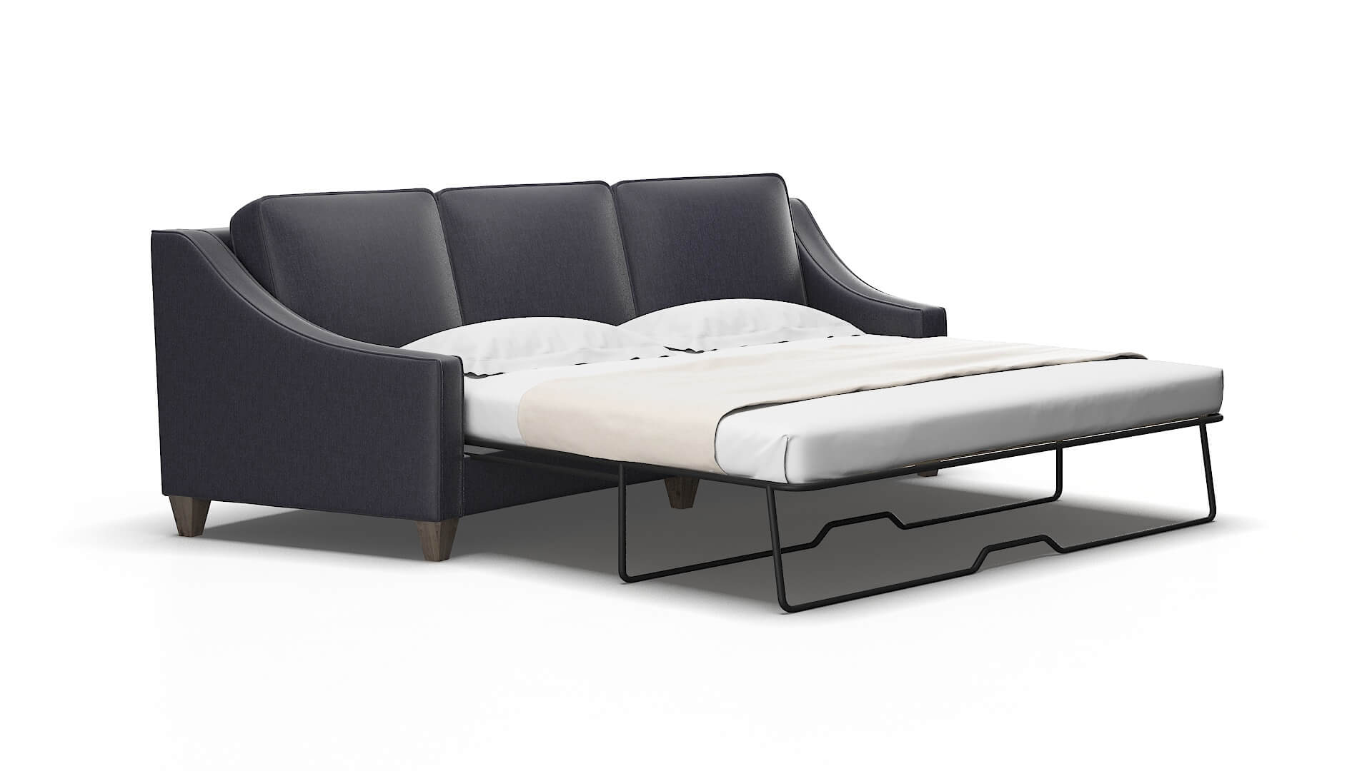 Sanda Sasha navy Sofa sleeper Espresso Legs  2