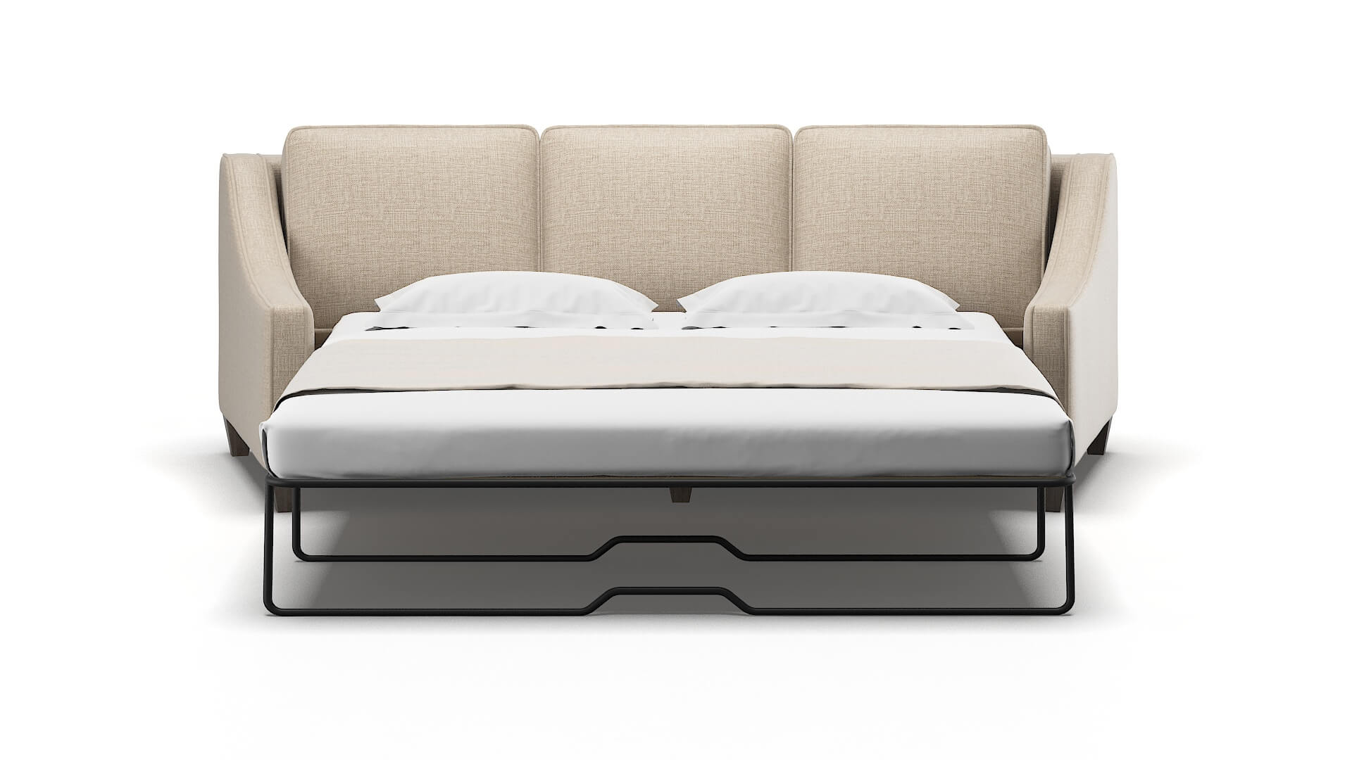 Sanda Sosoftness 74 Sofa Sleeper Espresso legs 1