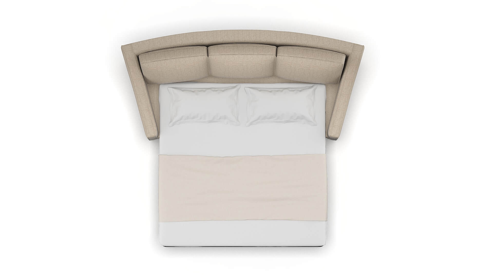 Sanda Sosoftness 74 Sofa Sleeper Espresso legs 3