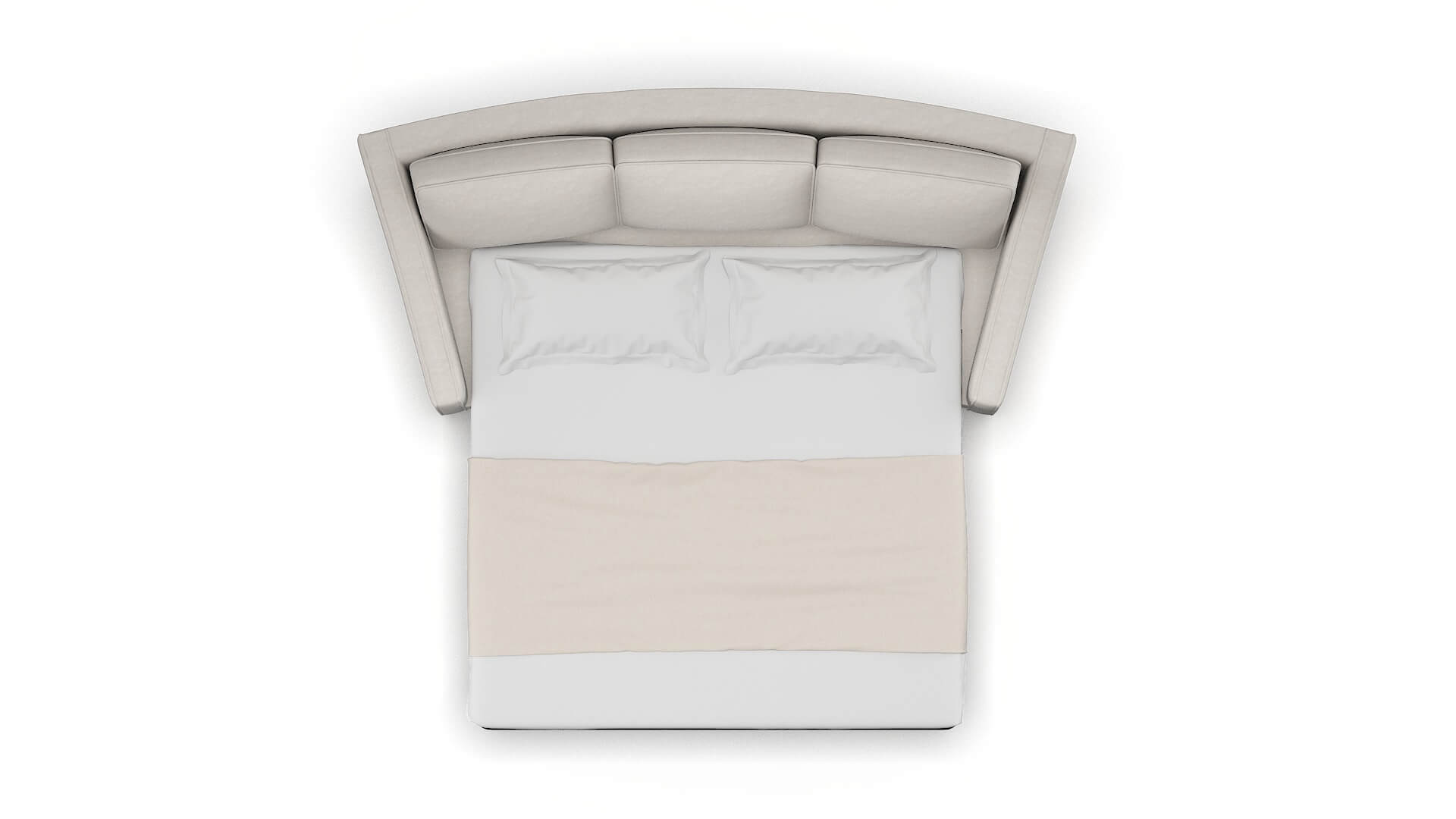 Sanda Suave Dove Sofa Sleeper Espresso legs 3