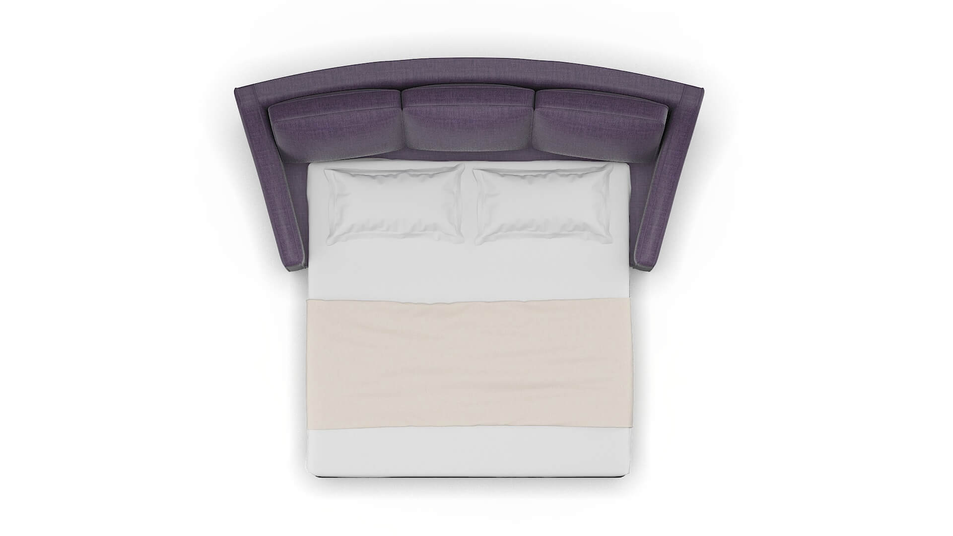 Sanda Tess Blackberry Sofa Sleeper Espresso legs 3