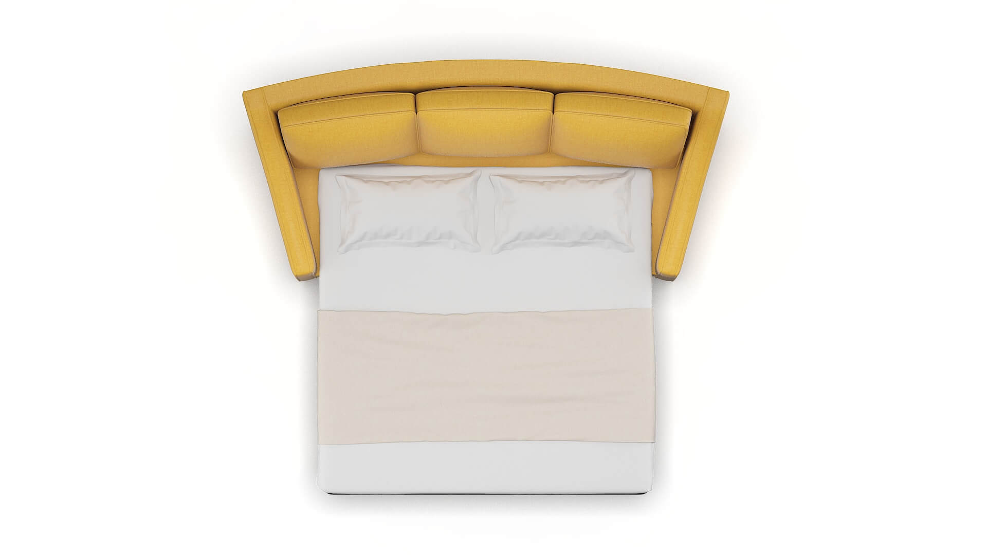 Sanda Tess Turmeric Sofa Sleeper Espresso legs 3