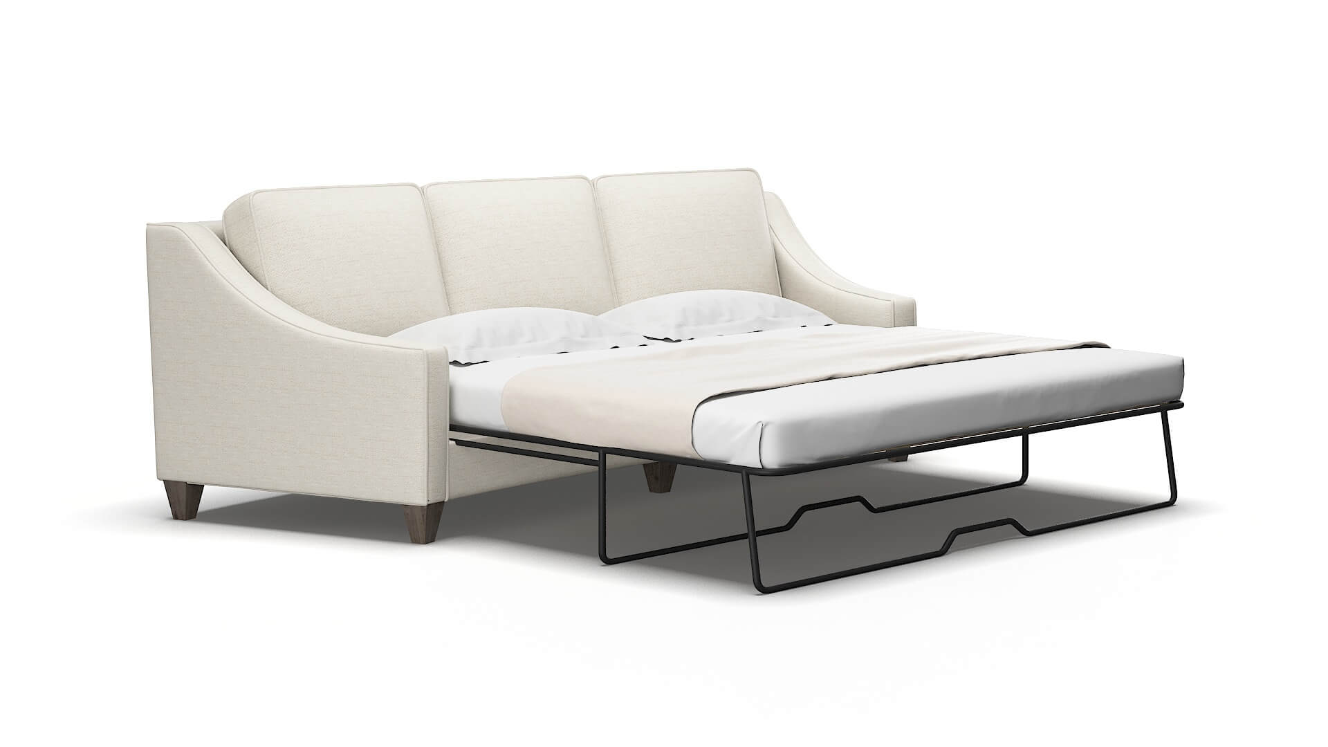 Sanda Venus cream Sofa sleeper Espresso Legs  2