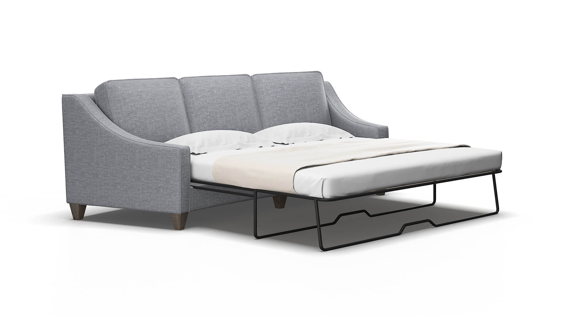 Sanda Venus Mist Sofa Sleeper Espresso legs 2