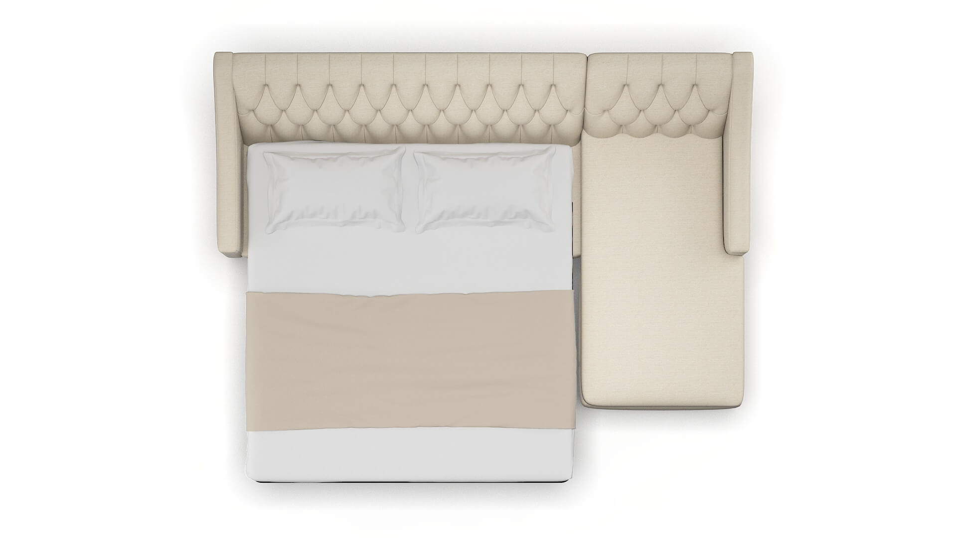 Seville Avenger Beach Panel Sleeper Espresso legs 3