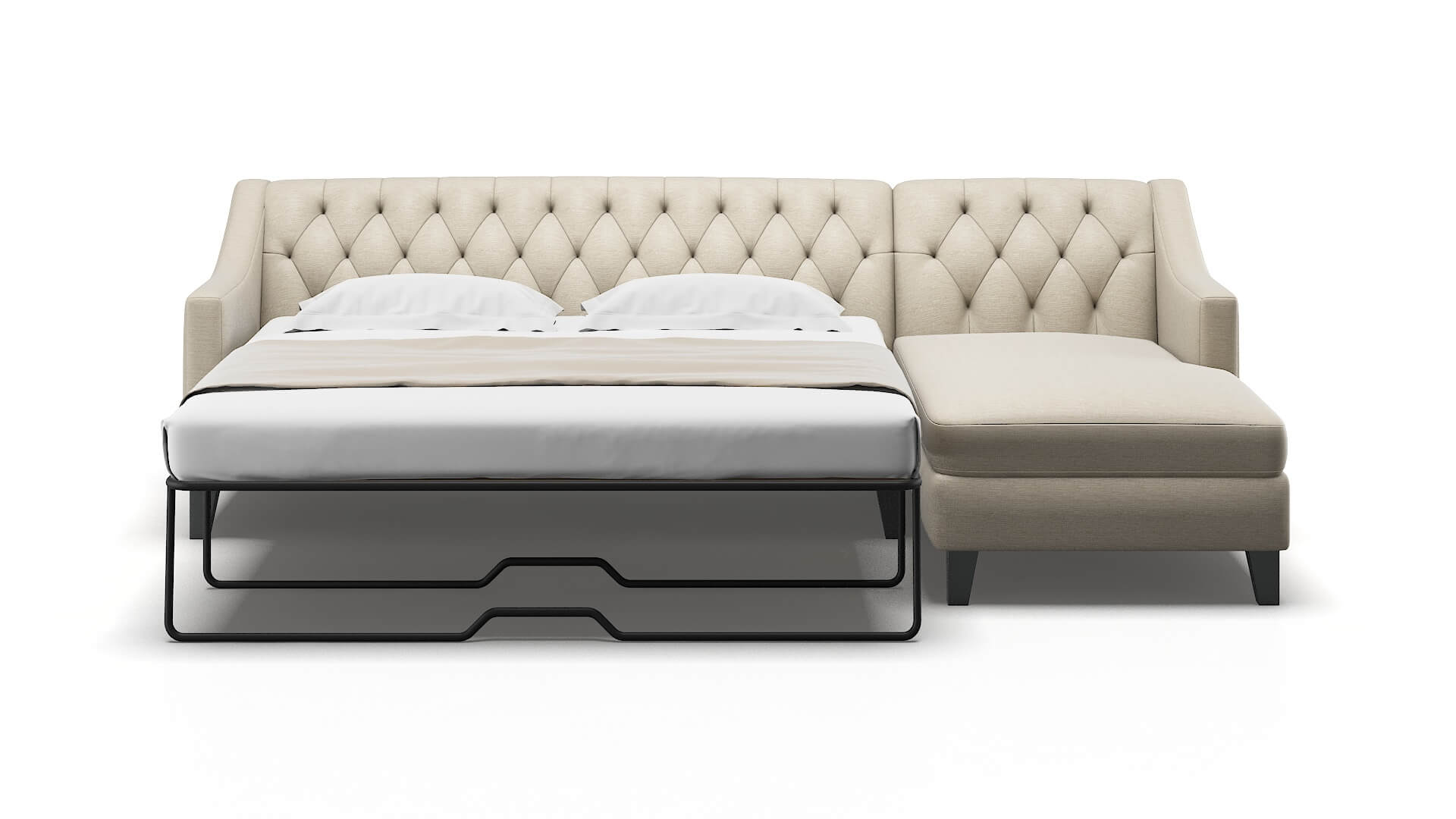 Seville Avenger Pumice Panel Sleeper Espresso legs 1