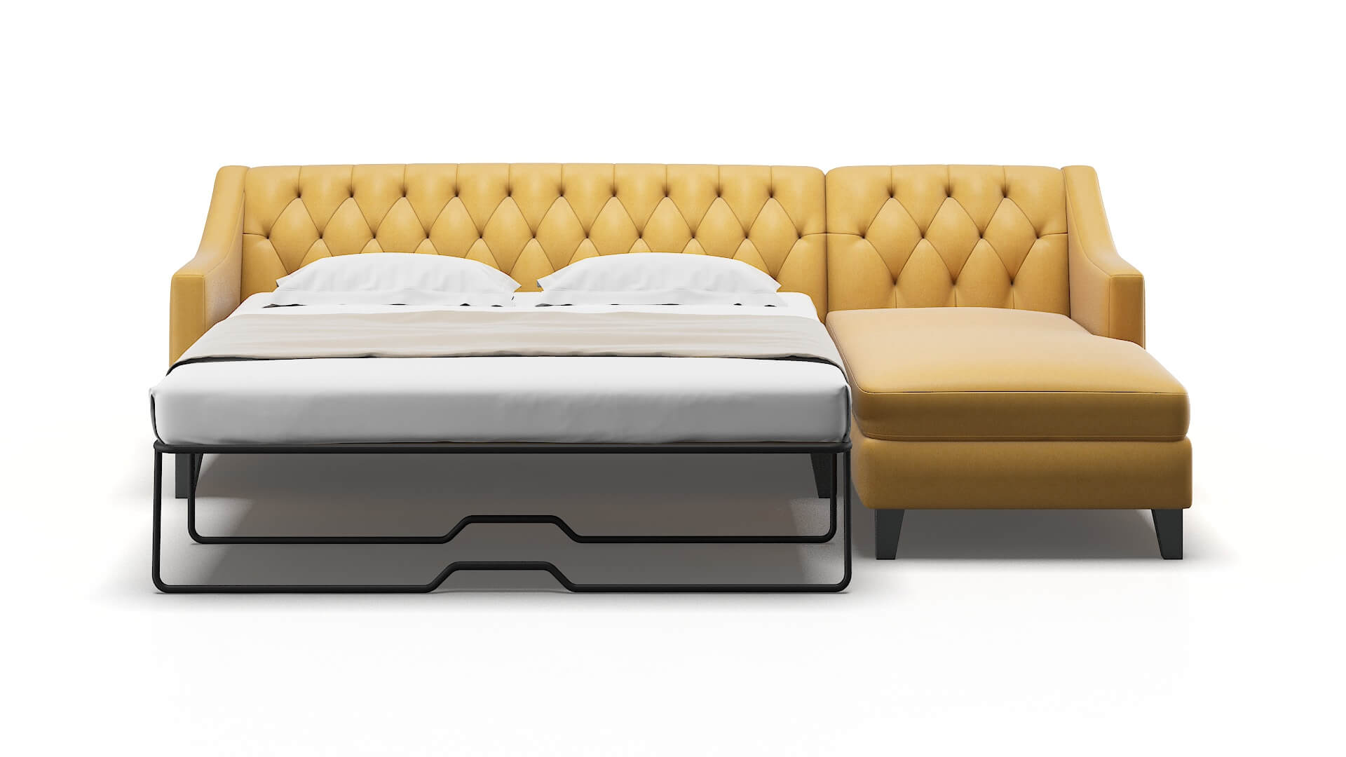 Seville Bella Amber Panel Sleeper Espresso legs 1