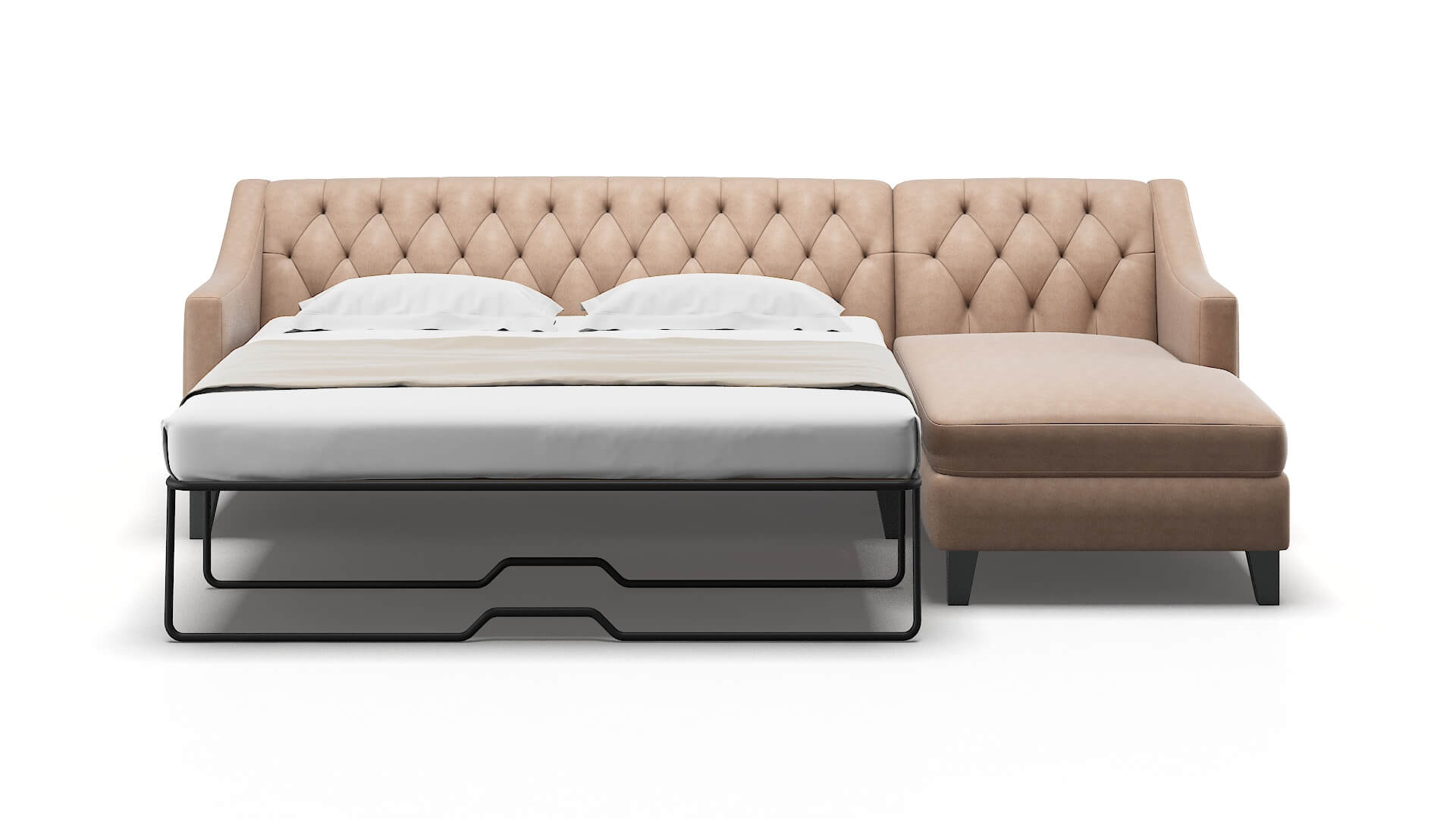 Seville Bella Cocoa Panel Sleeper Espresso legs 1