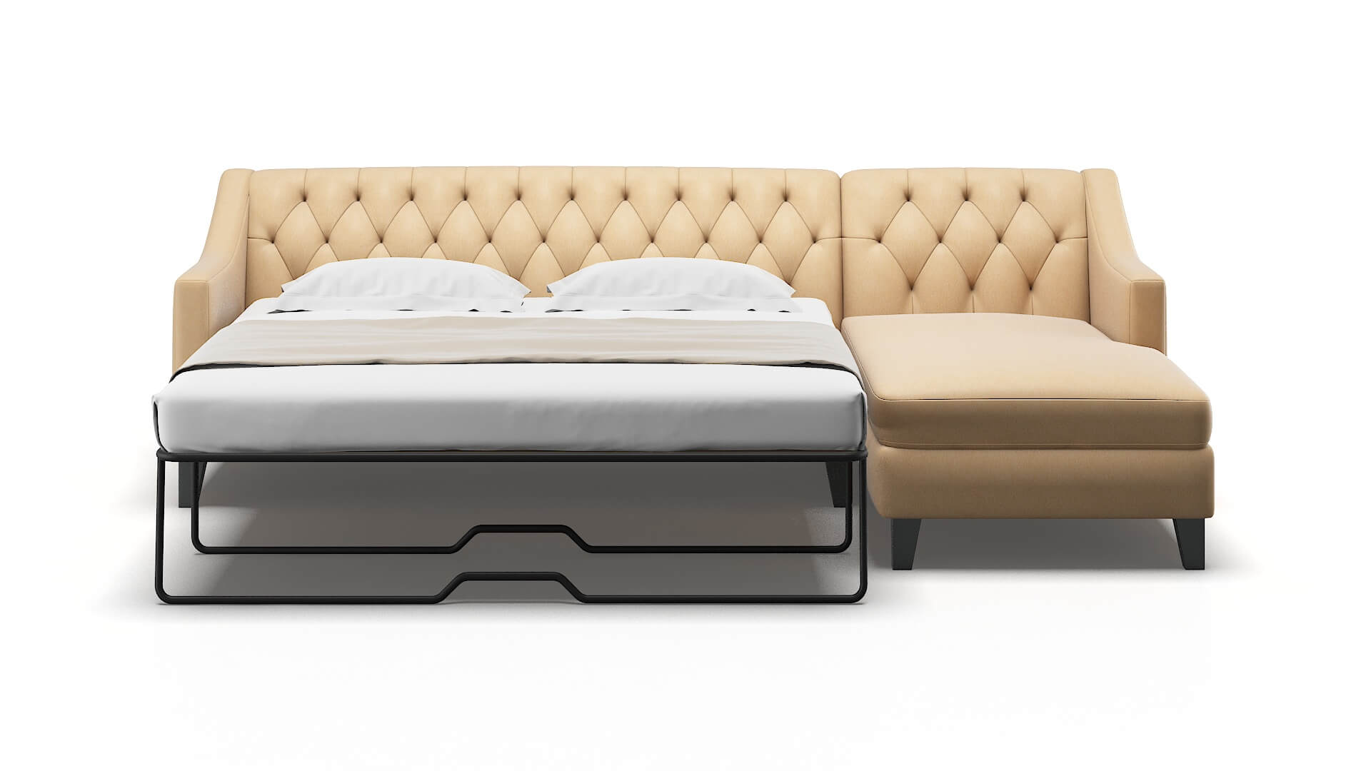 Seville Bella Coffee Panel Sleeper Espresso legs 1