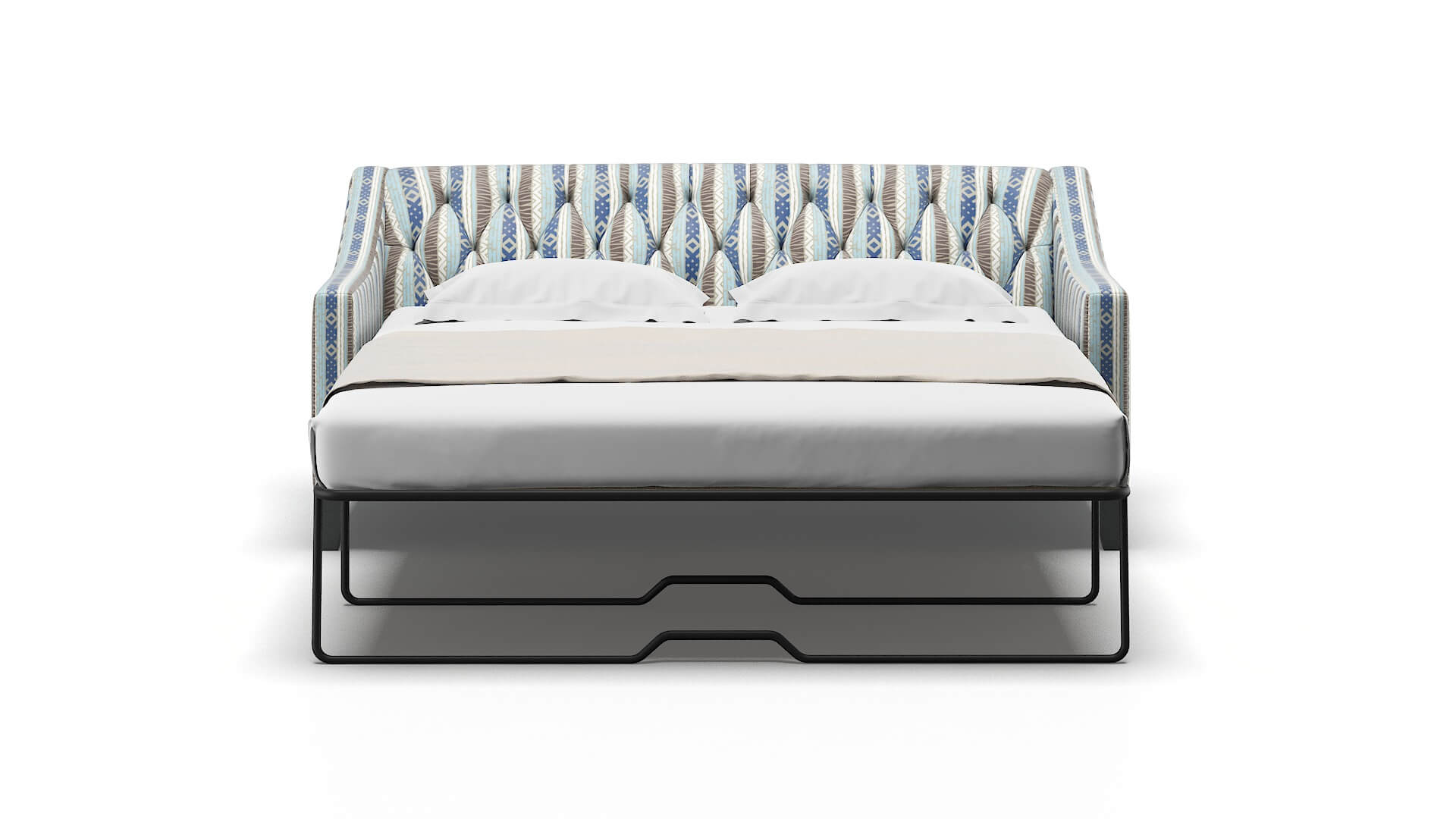 Seville Bodhi Indigo Sofa Sleeper Espresso legs 1