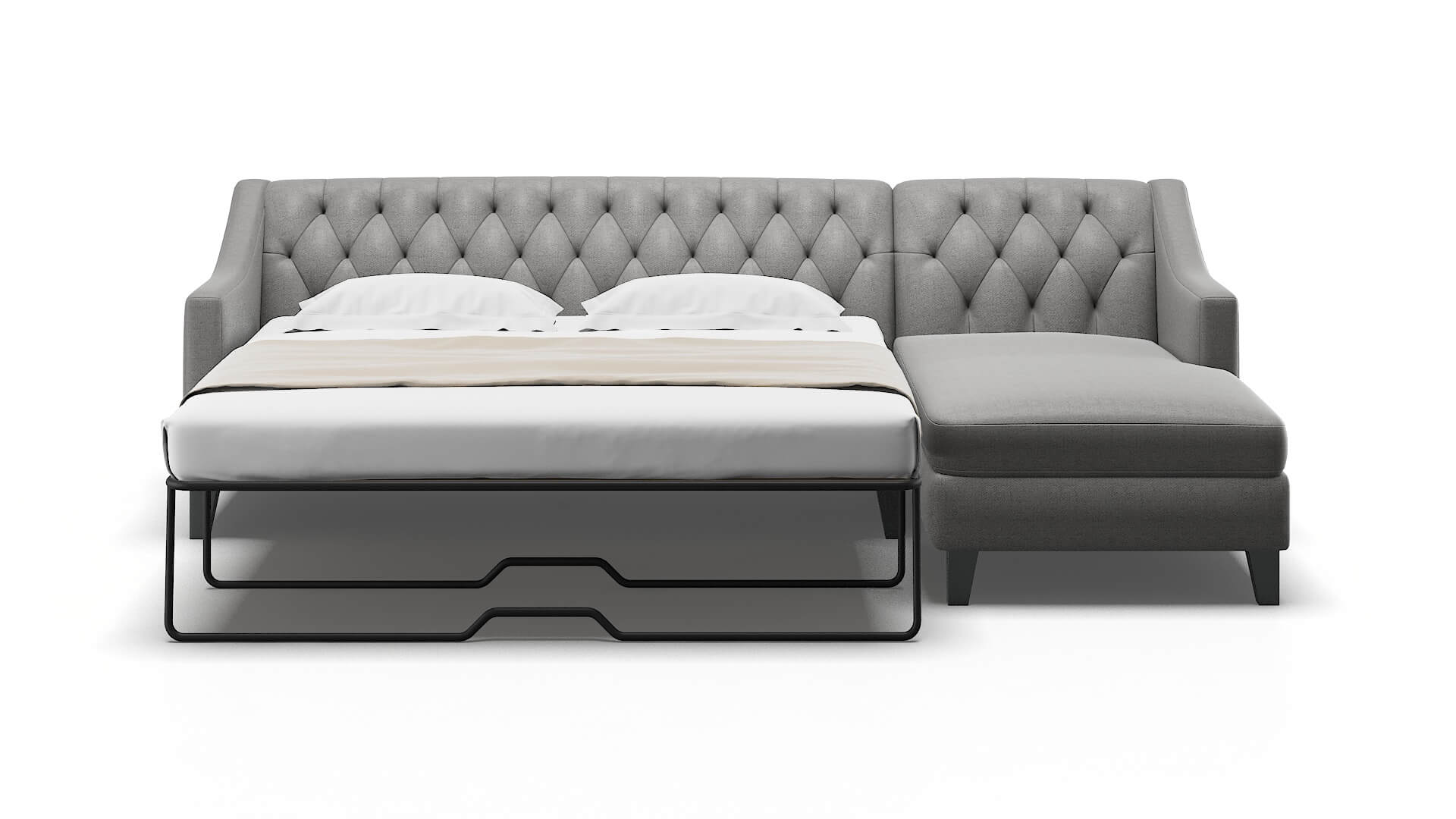 Seville Catalina Steel Panel Sleeper Espresso legs 1