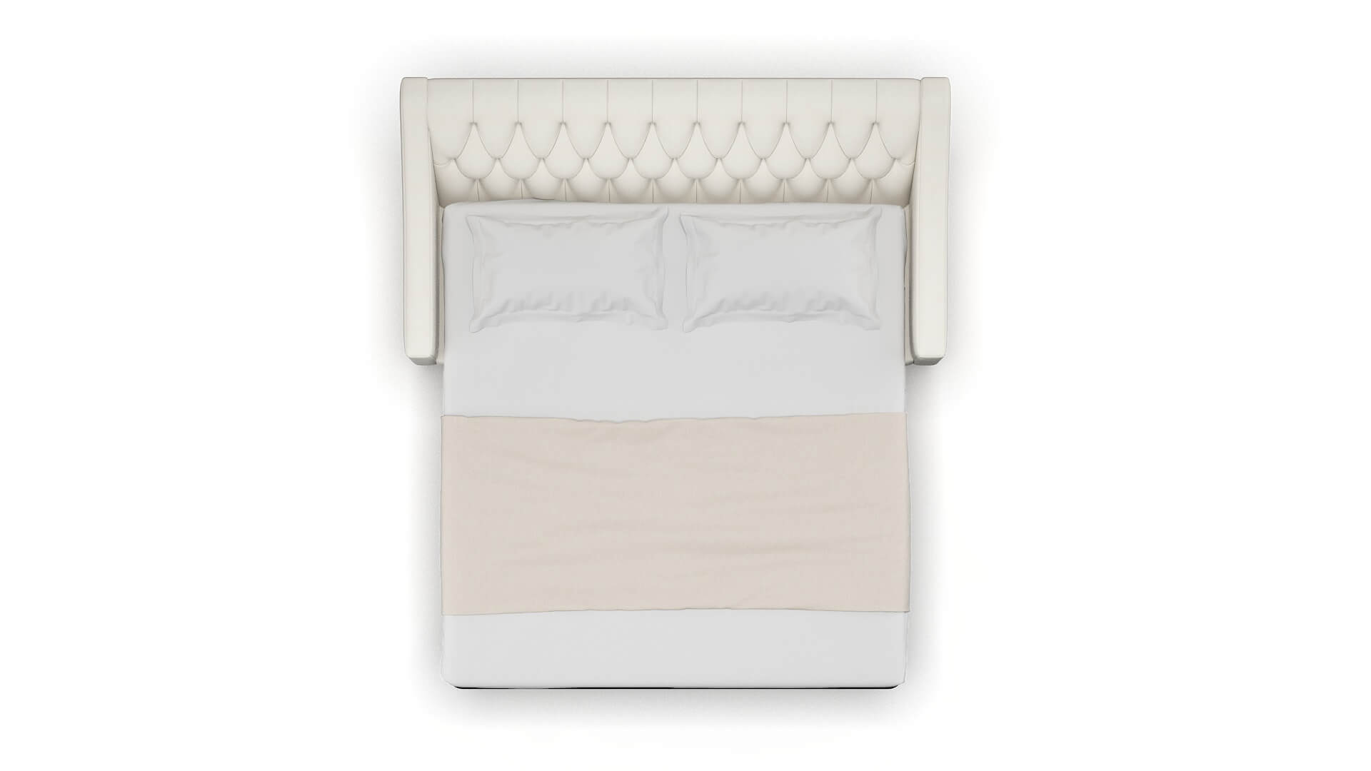 Seville Chance Bone Sofa Sleeper Espresso legs 3