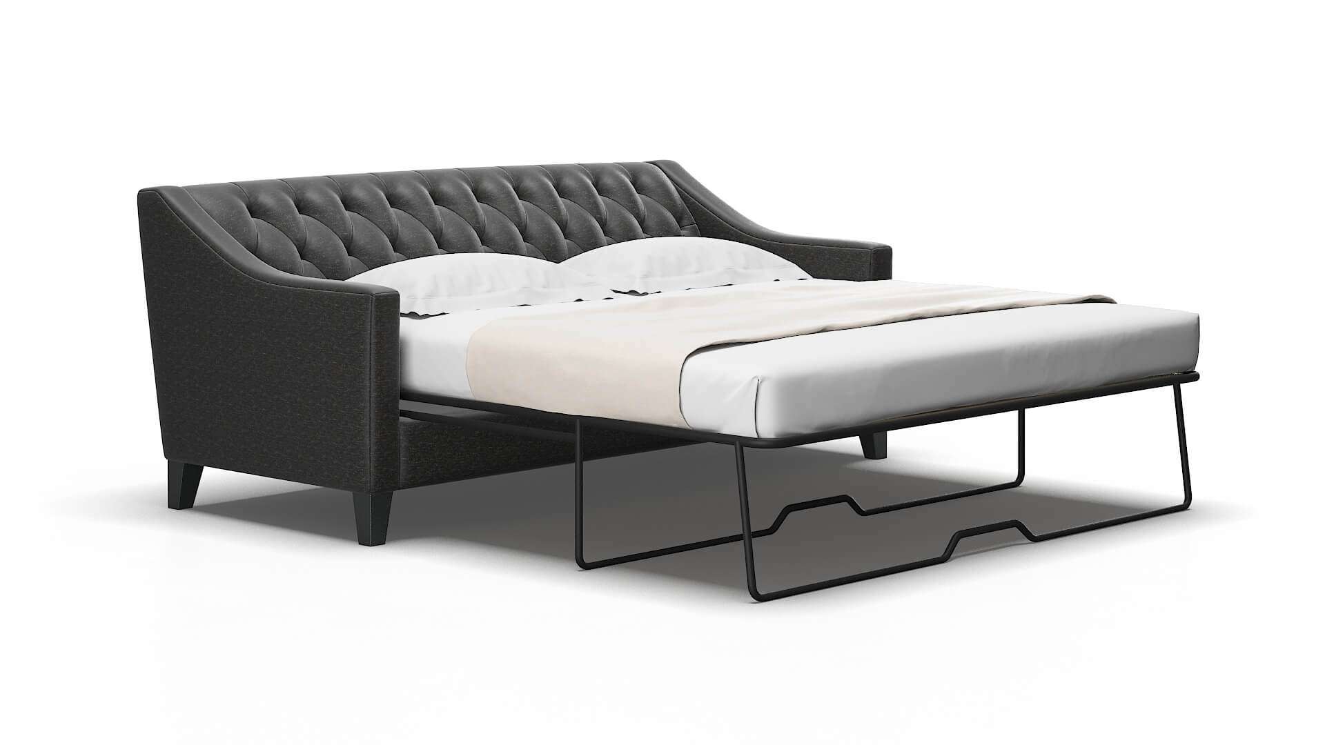 Seville Chance denim Sofa sleeper Espresso Legs  2