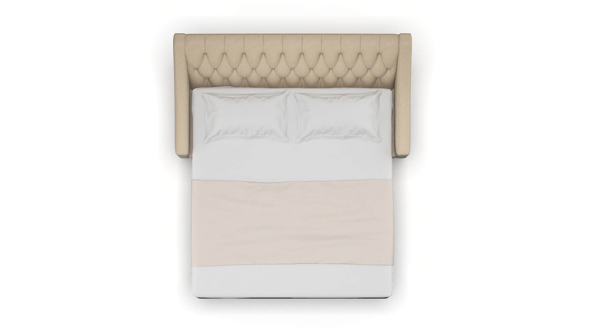 Seville Cosmo Fawn Sofa Sleeper Espresso legs 3