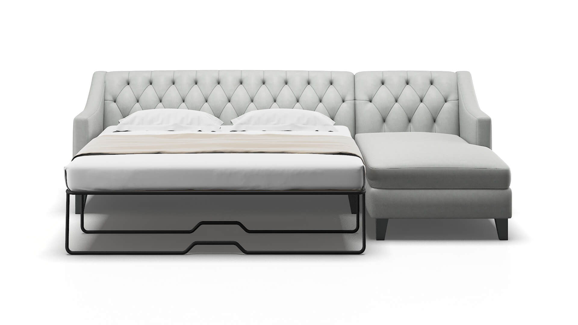 Seville Dawson Platinum Panel Sleeper Espresso legs 1