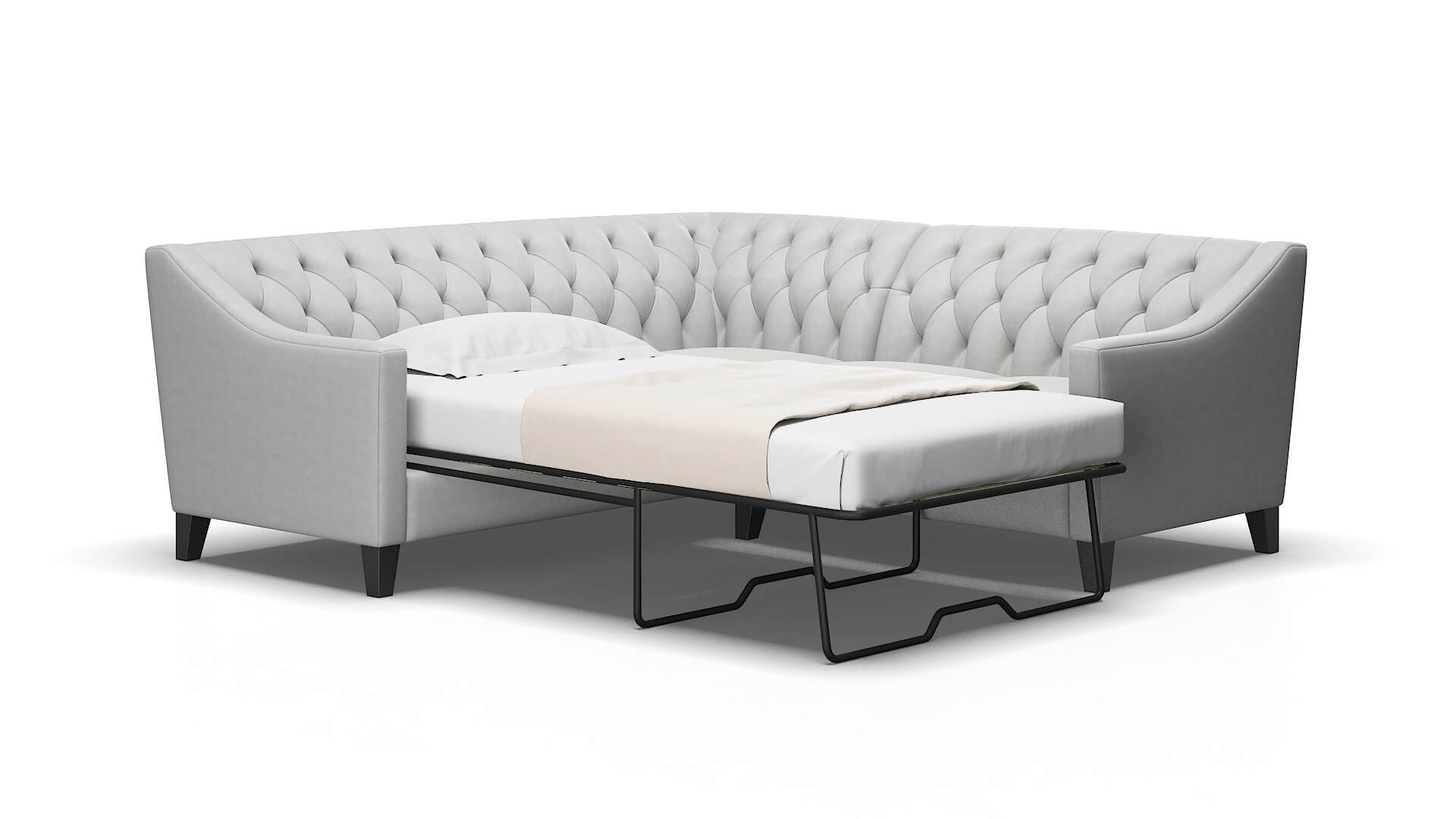 Seville Dawson platinum Sectional sleeper Espresso Legs  2