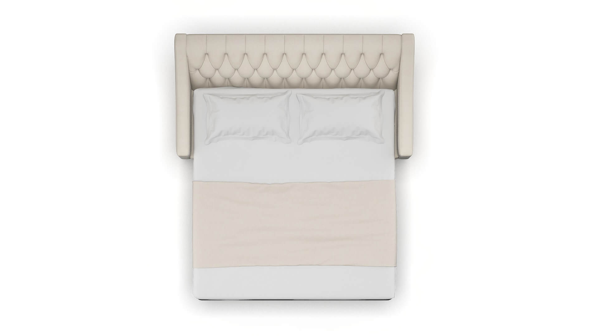 Seville Dawson Sand Sofa Sleeper Espresso legs 3