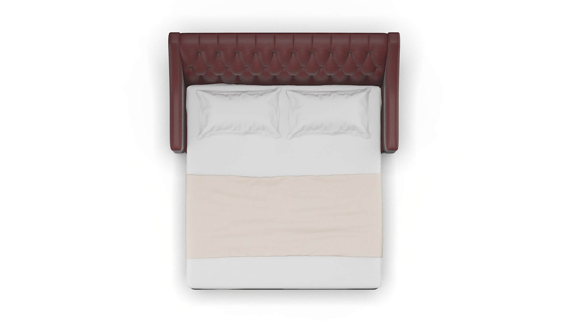 Seville Derby Berry Sofa Sleeper Espresso legs 3