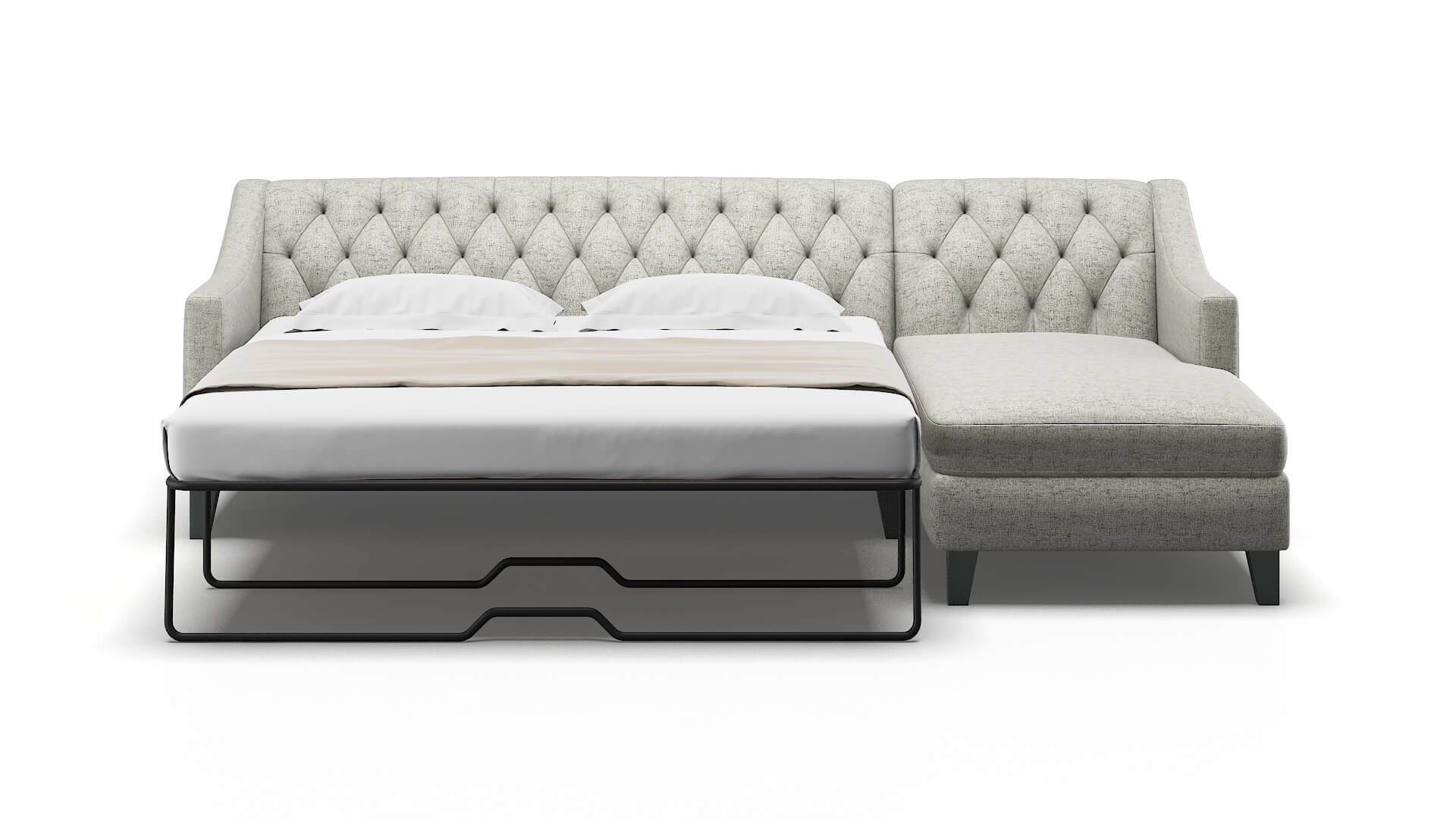 Seville Derby Silver Panel Sleeper Espresso legs 1