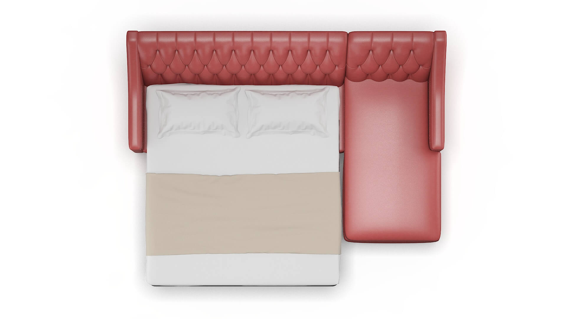 Seville Dillion Cordovan Panel Sleeper Espresso legs 3