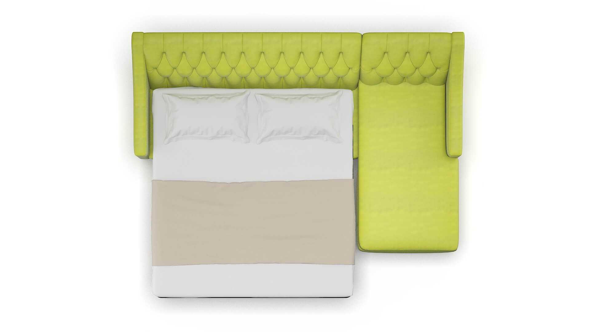 Seville Hathaway Apple Panel Sleeper Espresso legs 3