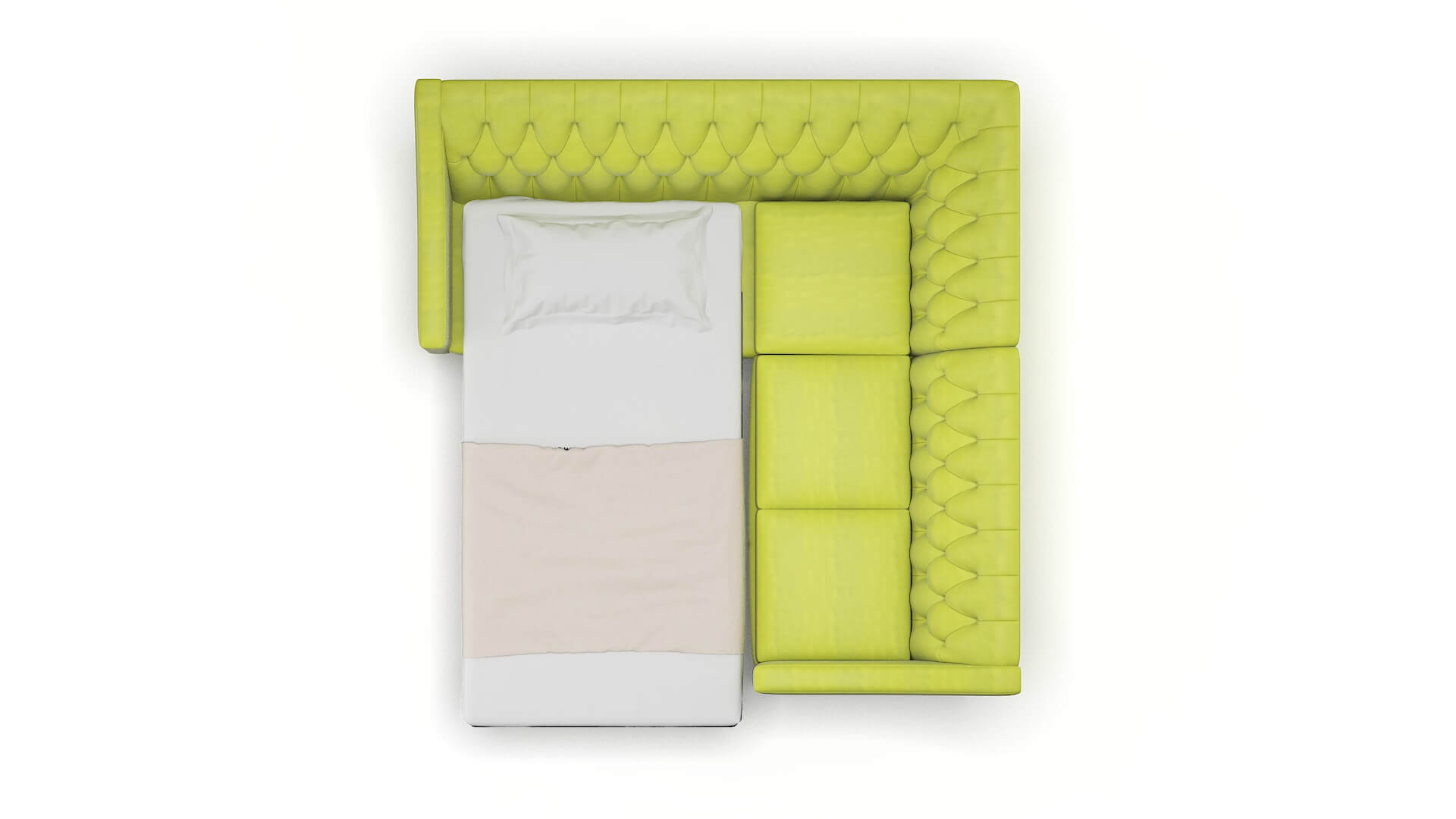 Seville Hathaway Apple Sectional Sleeper Espresso legs 3