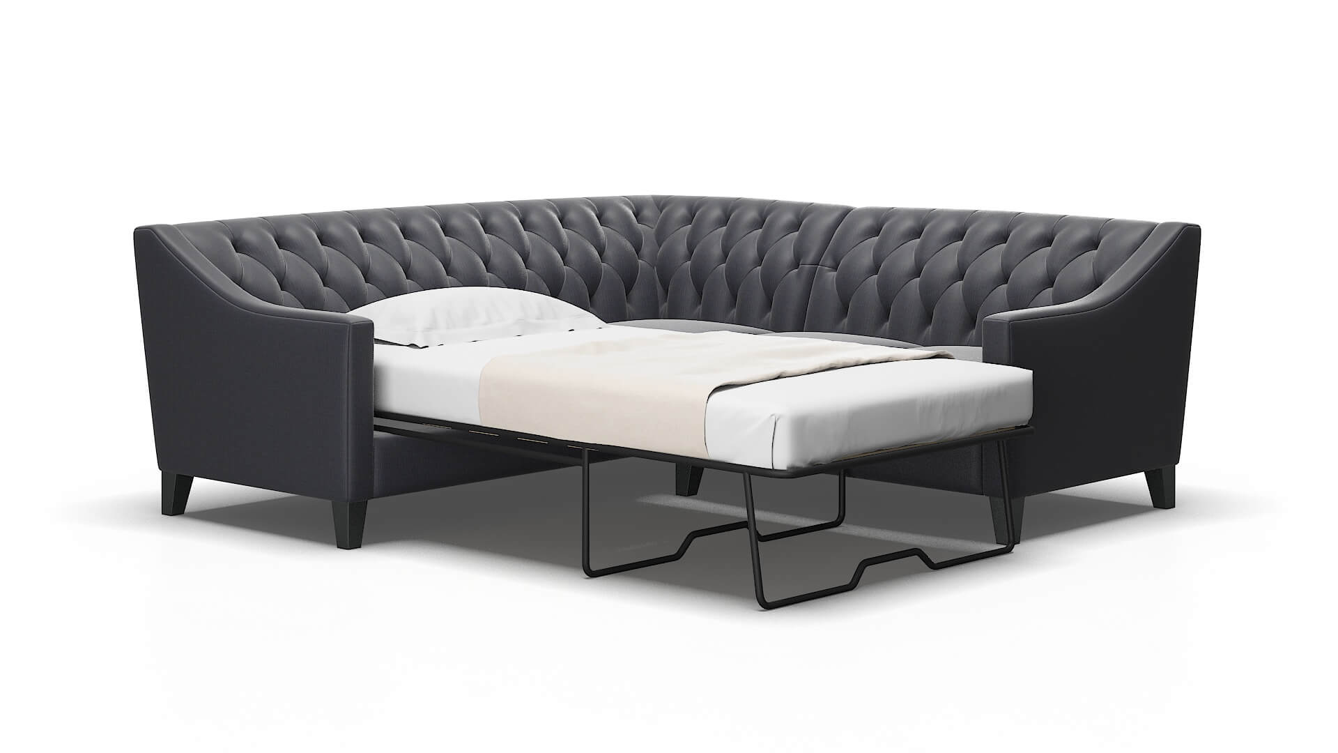 Seville Hepburn_hrp Deep_sea Sectional Sleeper Espresso legs 2