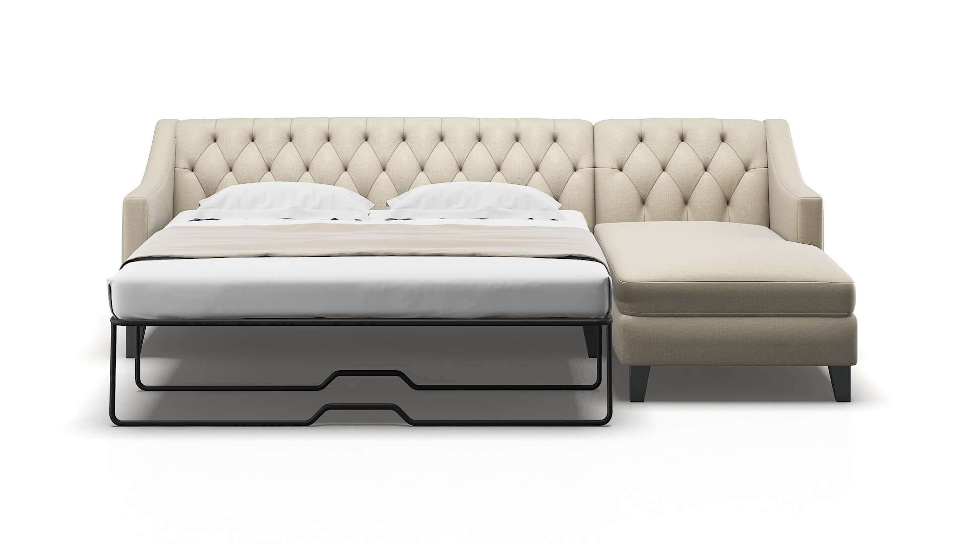 Seville Insight Barley Panel Sleeper Espresso legs 1