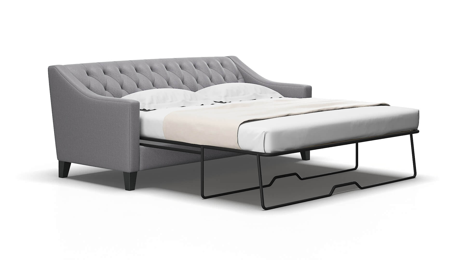 Seville Insight denim Sofa sleeper Espresso Legs  2