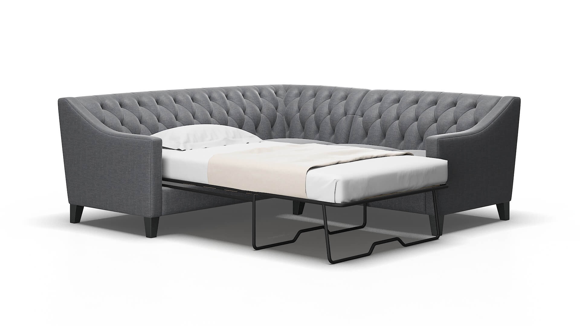 Seville Keylargo graphite Sectional sleeper Espresso Legs  2