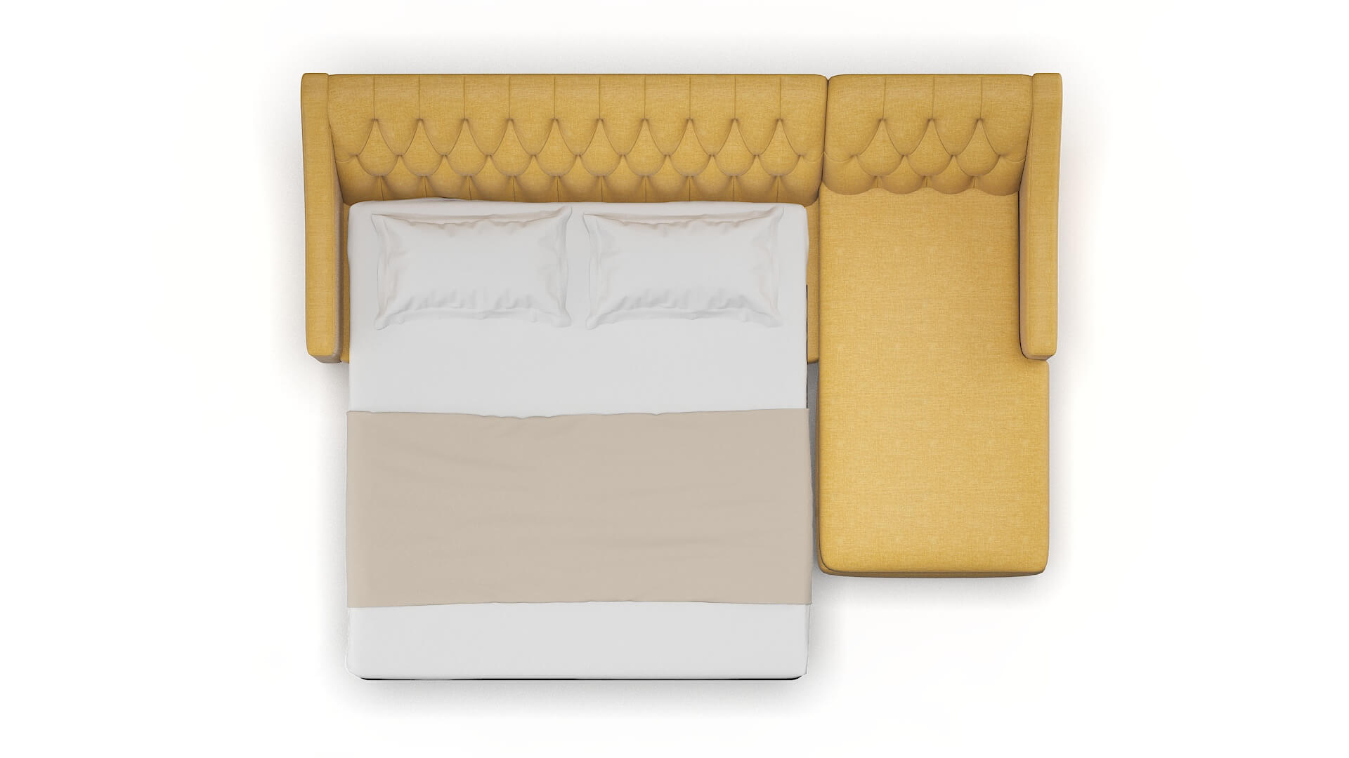 Seville Keylargo Honey Panel Sleeper Espresso legs 3