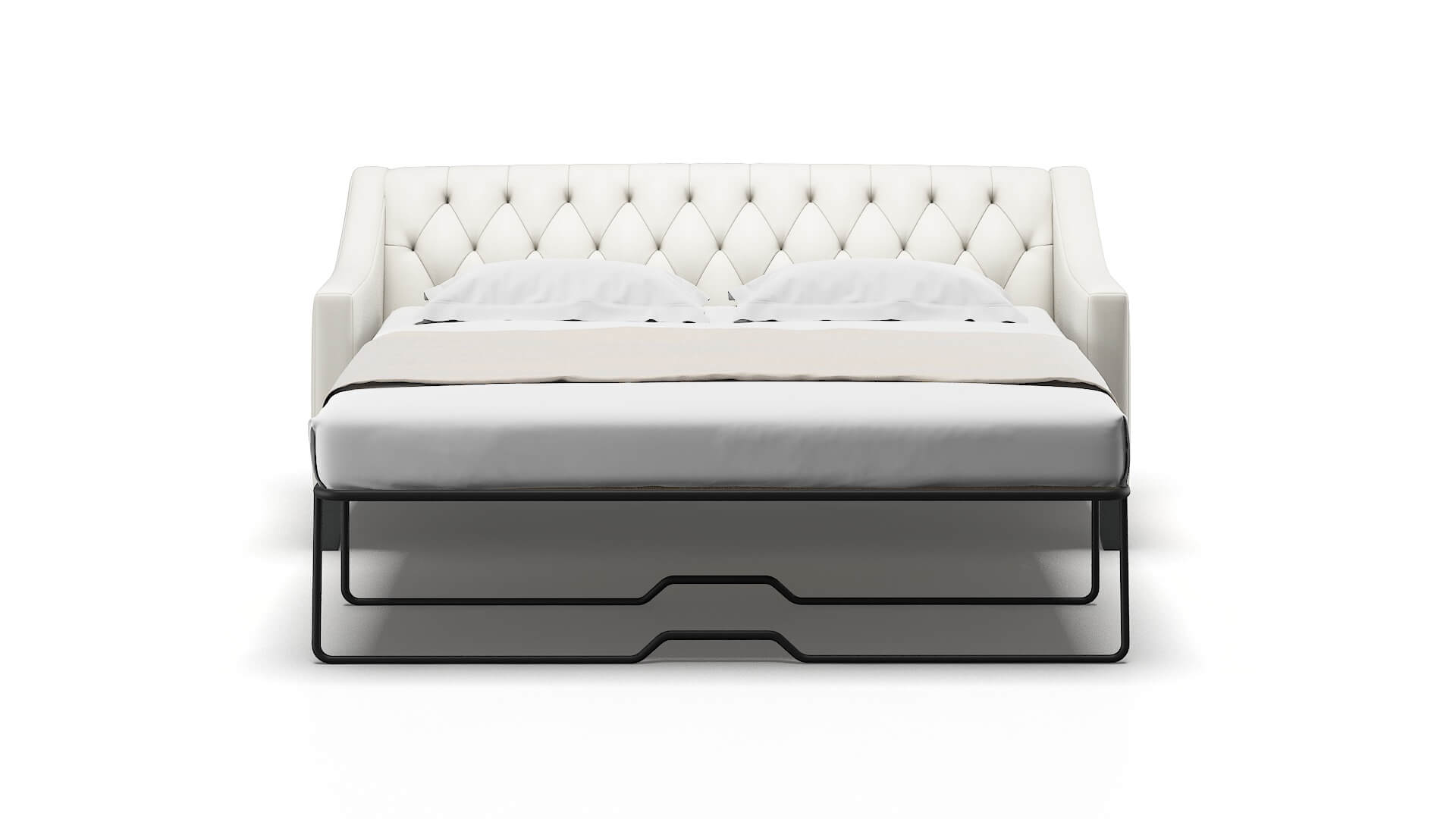 Seville Keylargo Oatmeal Sofa Sleeper Espresso legs 1