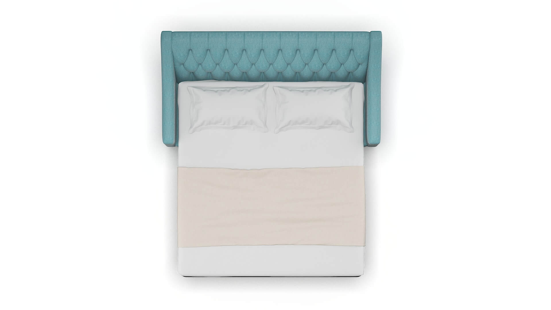 Seville Lana Peacock Sofa Sleeper Espresso legs 3