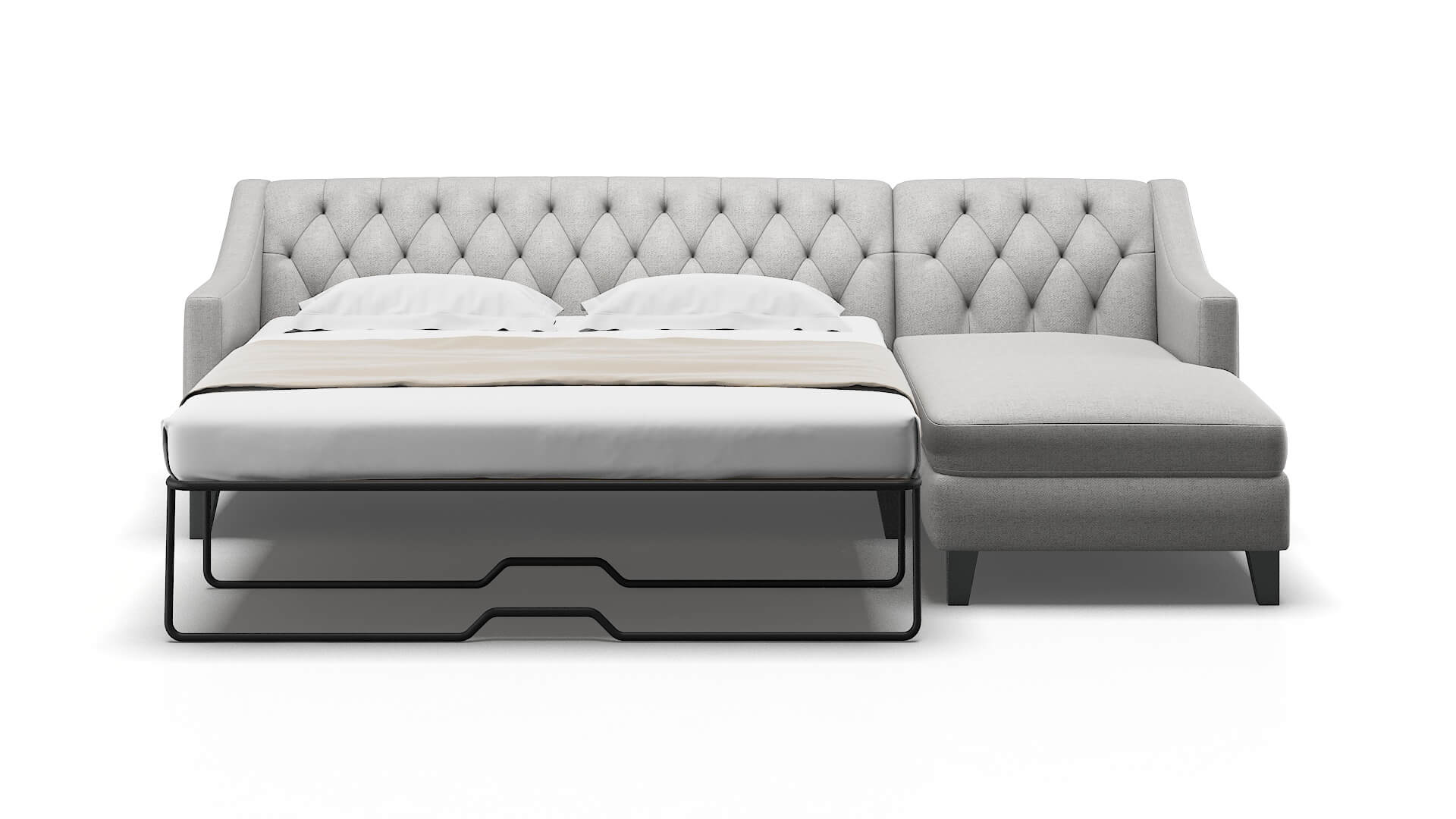 Seville Malibu Dove Panel Sleeper Espresso legs 1