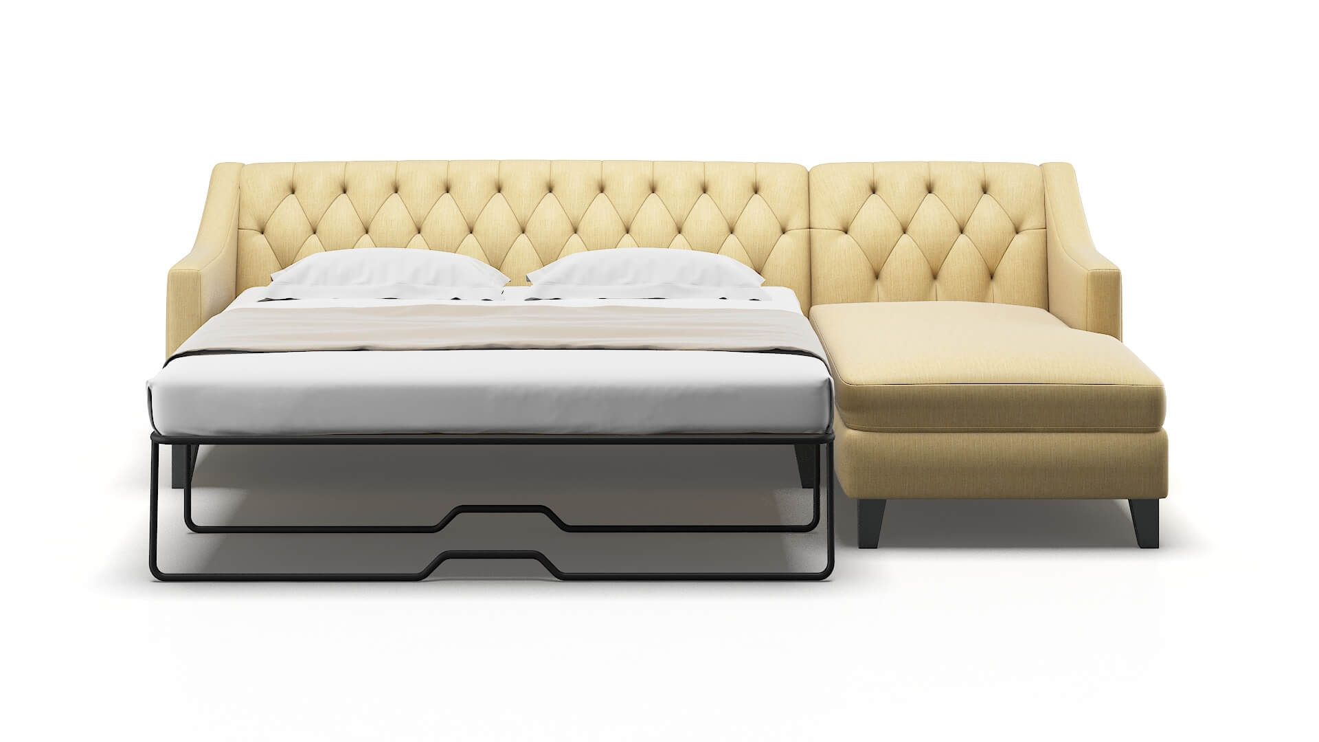 Seville Malibu Maize Panel Sleeper Espresso legs 1