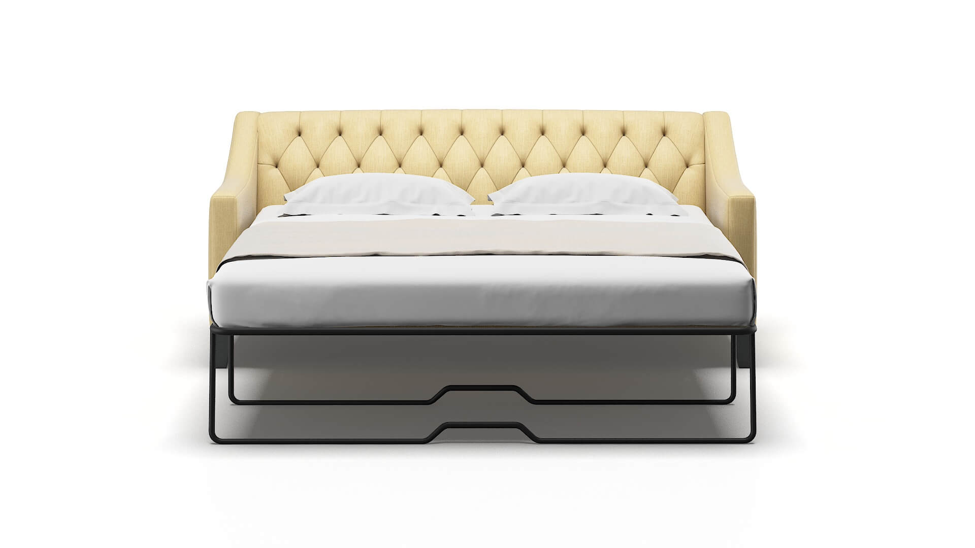 Seville Malibu Maize Sofa Sleeper Espresso legs 1