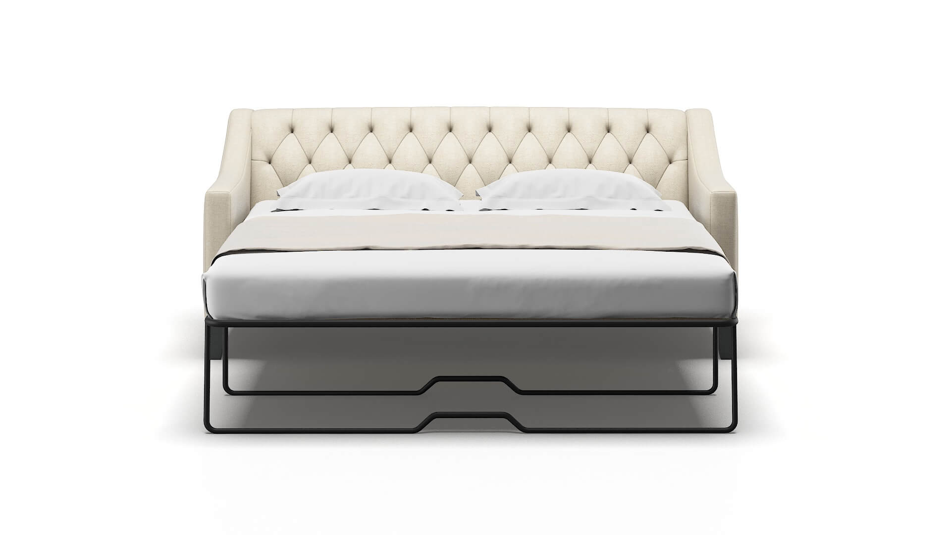 Seville Malibu Sand Sofa Sleeper Espresso legs 1