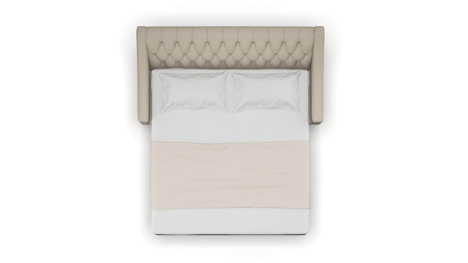 Seville Naples Almond Sofa Sleeper Espresso legs 3