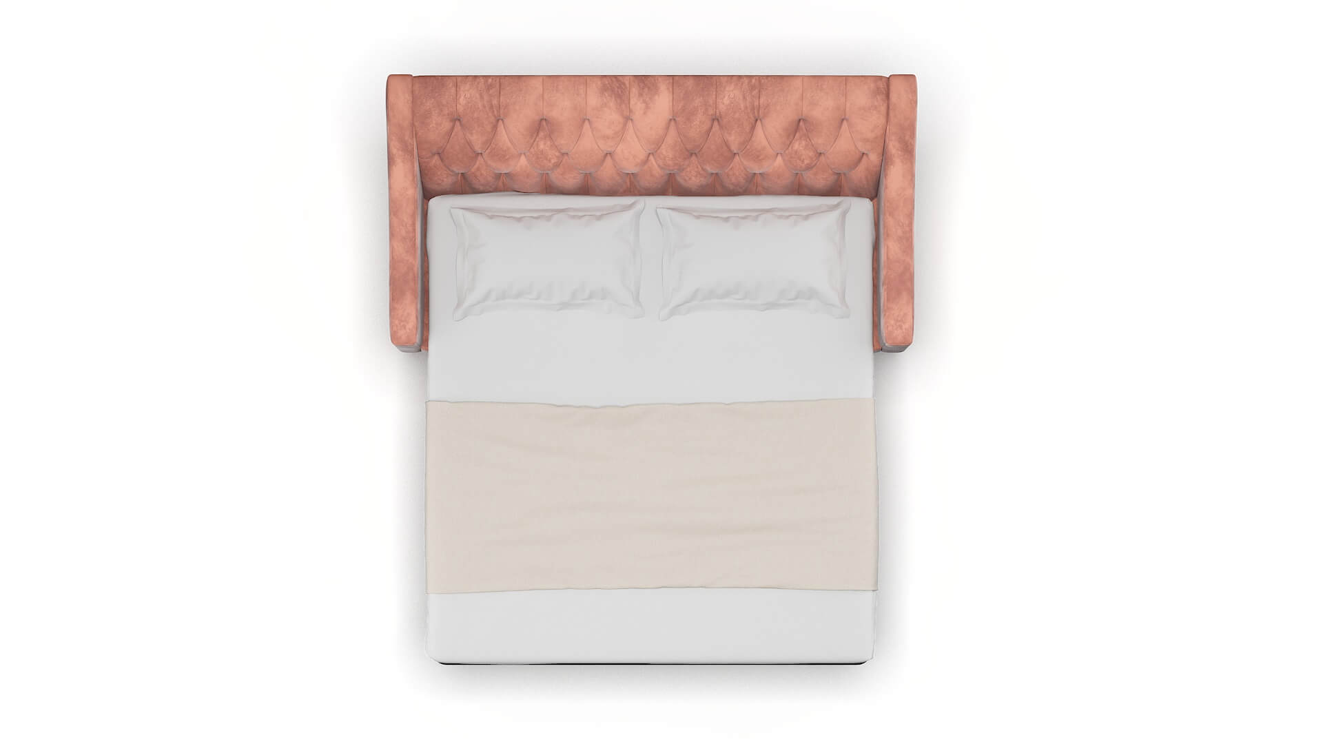 Seville Naples Blush Sofa Sleeper Espresso legs 3